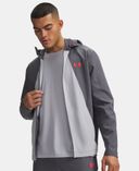 Pánská bunda Under Armour UA Tech Utility Woven Jckt-Šedá - 002