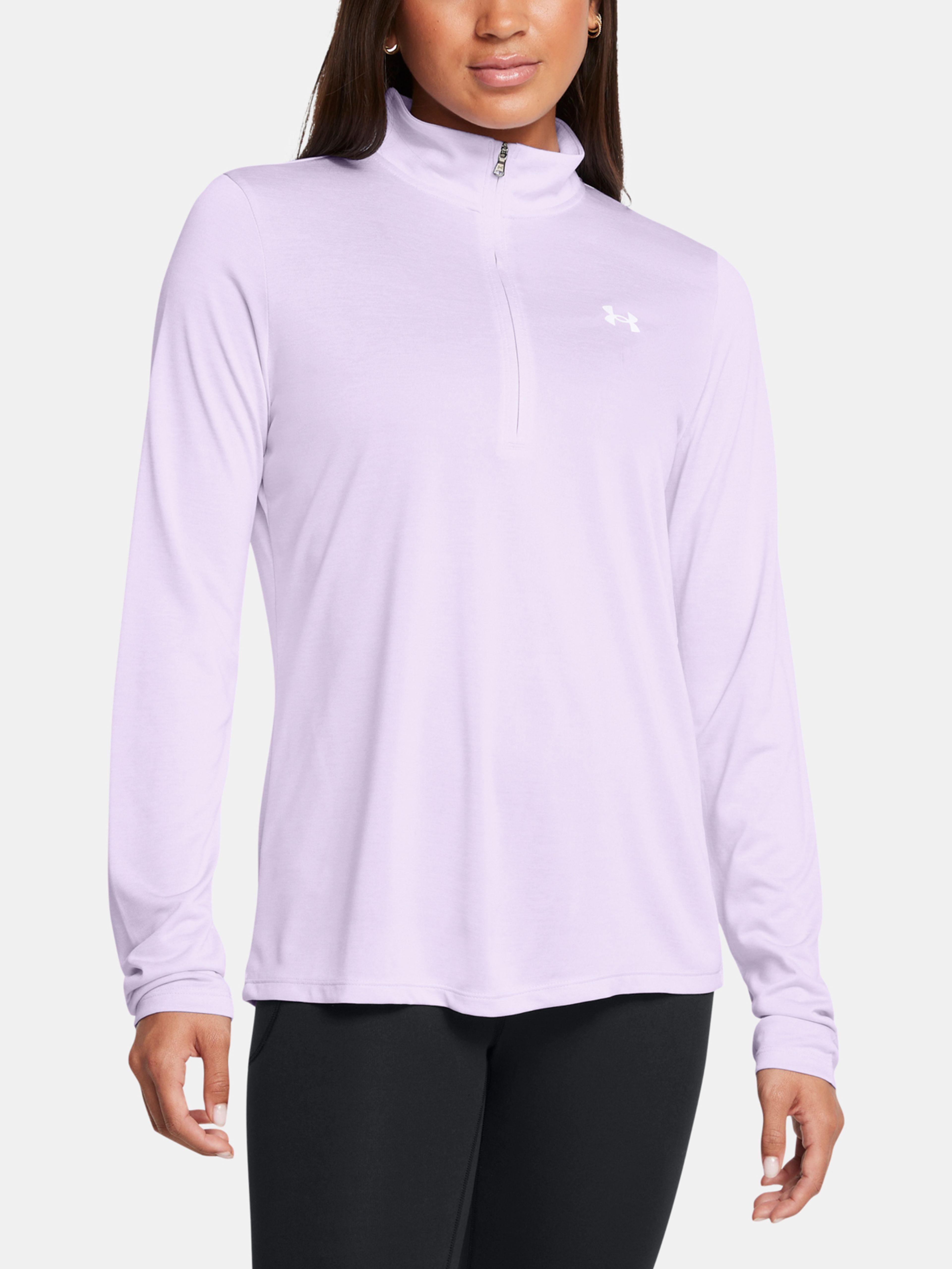 Női felső Under Armour Tech 1/2 Zip- Twist-PPL