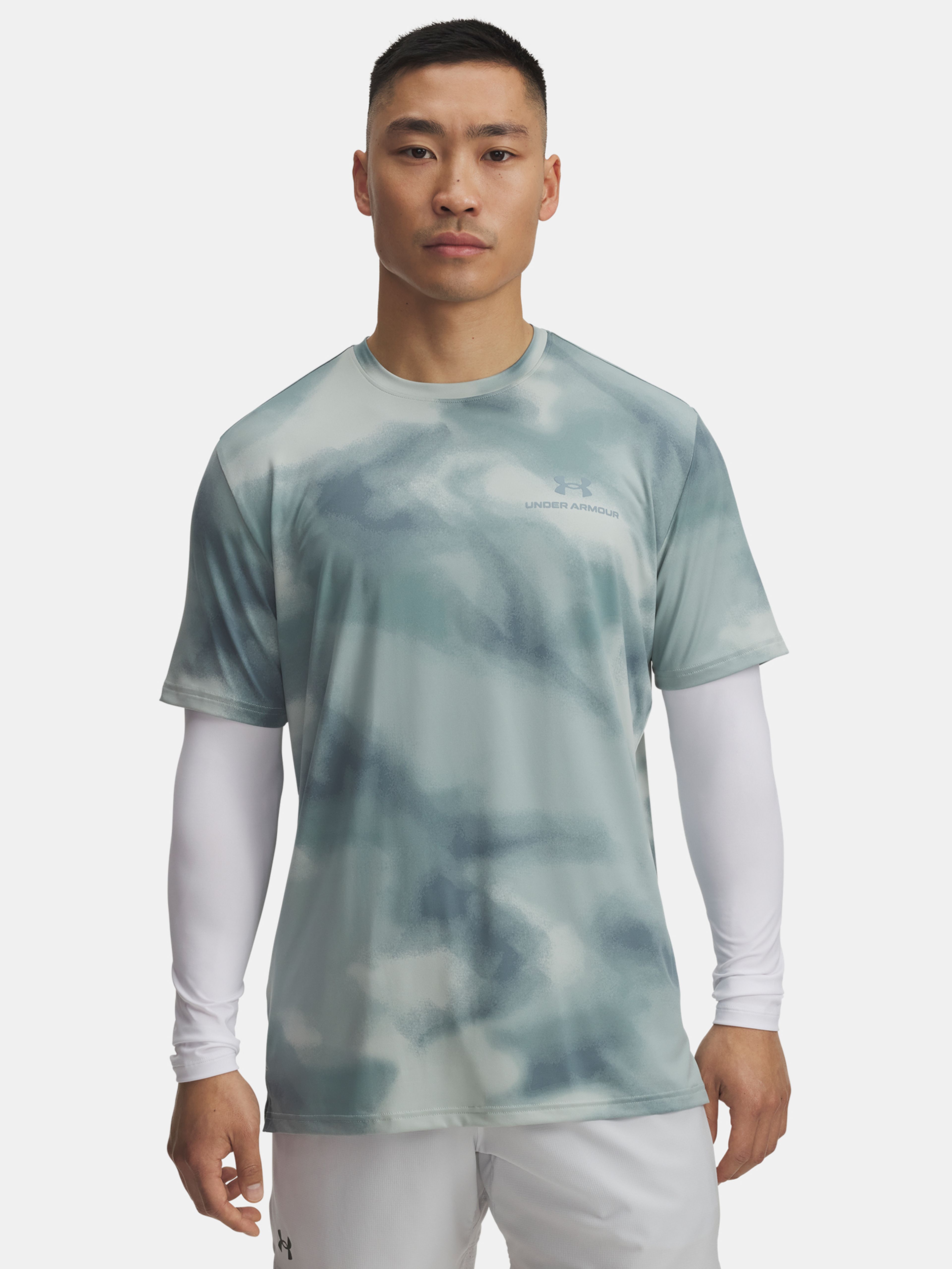 Férfi póló Under Armour Vanish Energy Printed SS-GRN