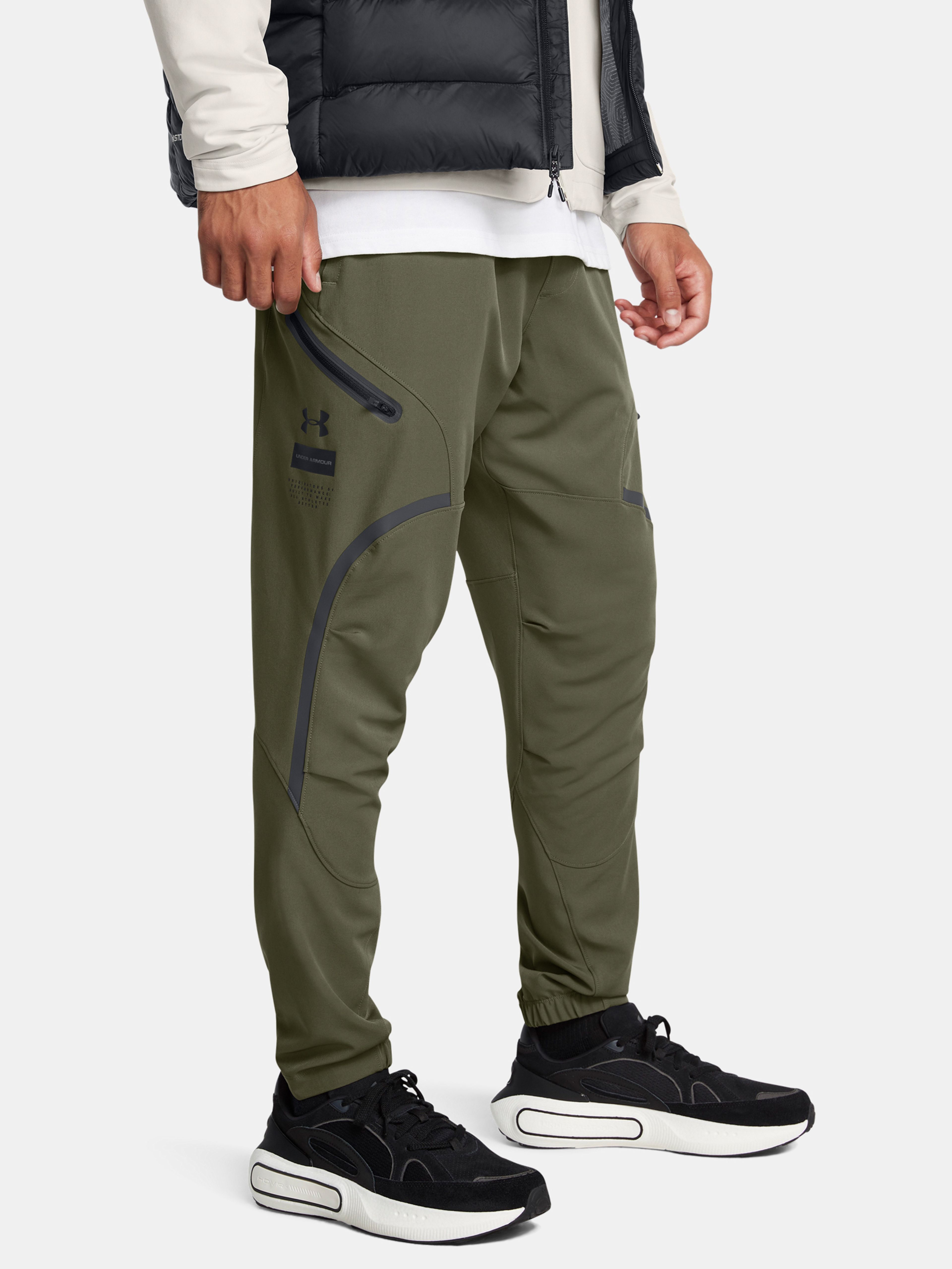 Pánské sportovní kalhoty Under Armour UA UNSTOPPABLE CARGO PANTS-GRN