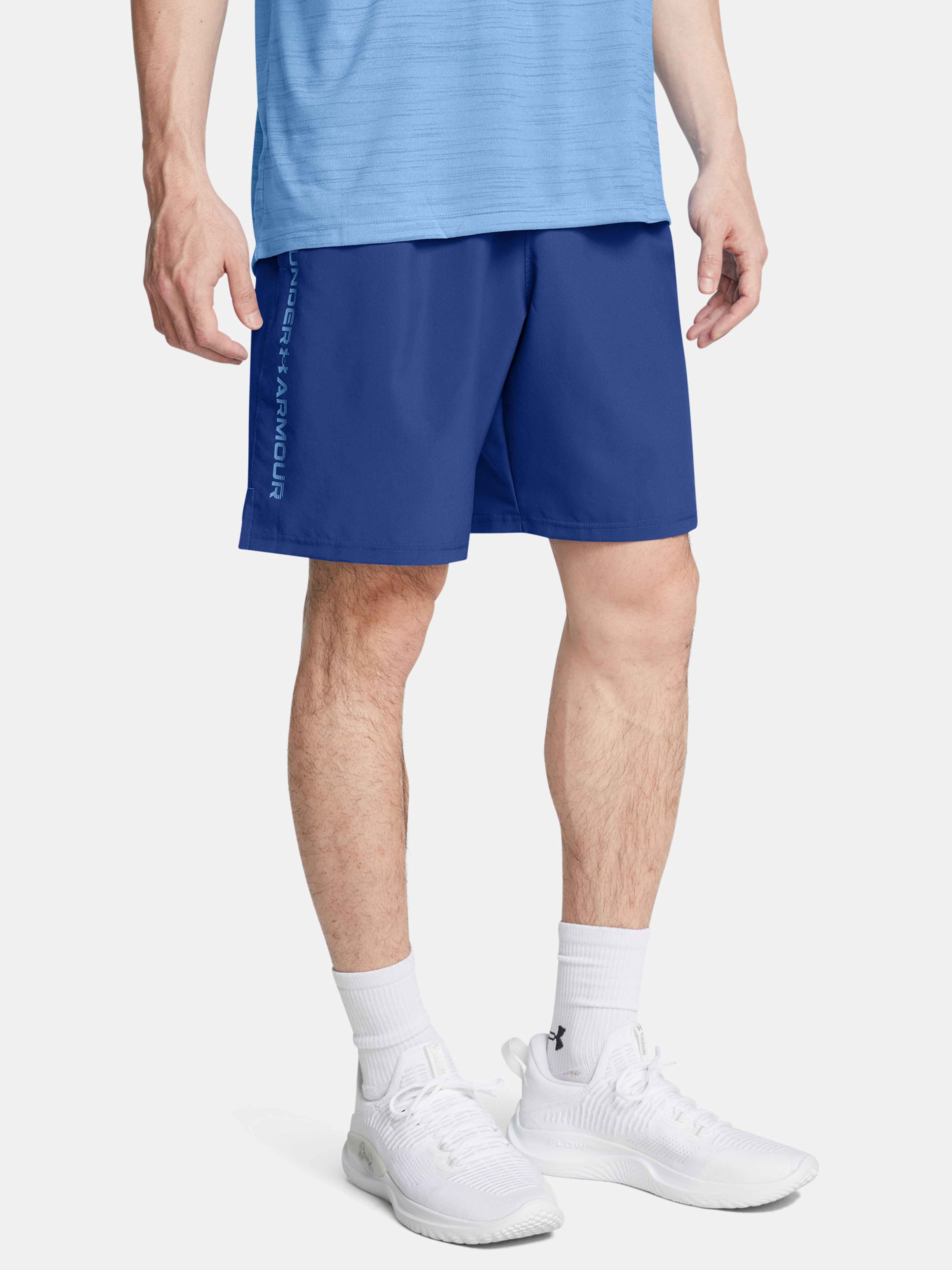 Moške kratke hlače Under Armour UA Tech Woven Wordmark Short-BLU