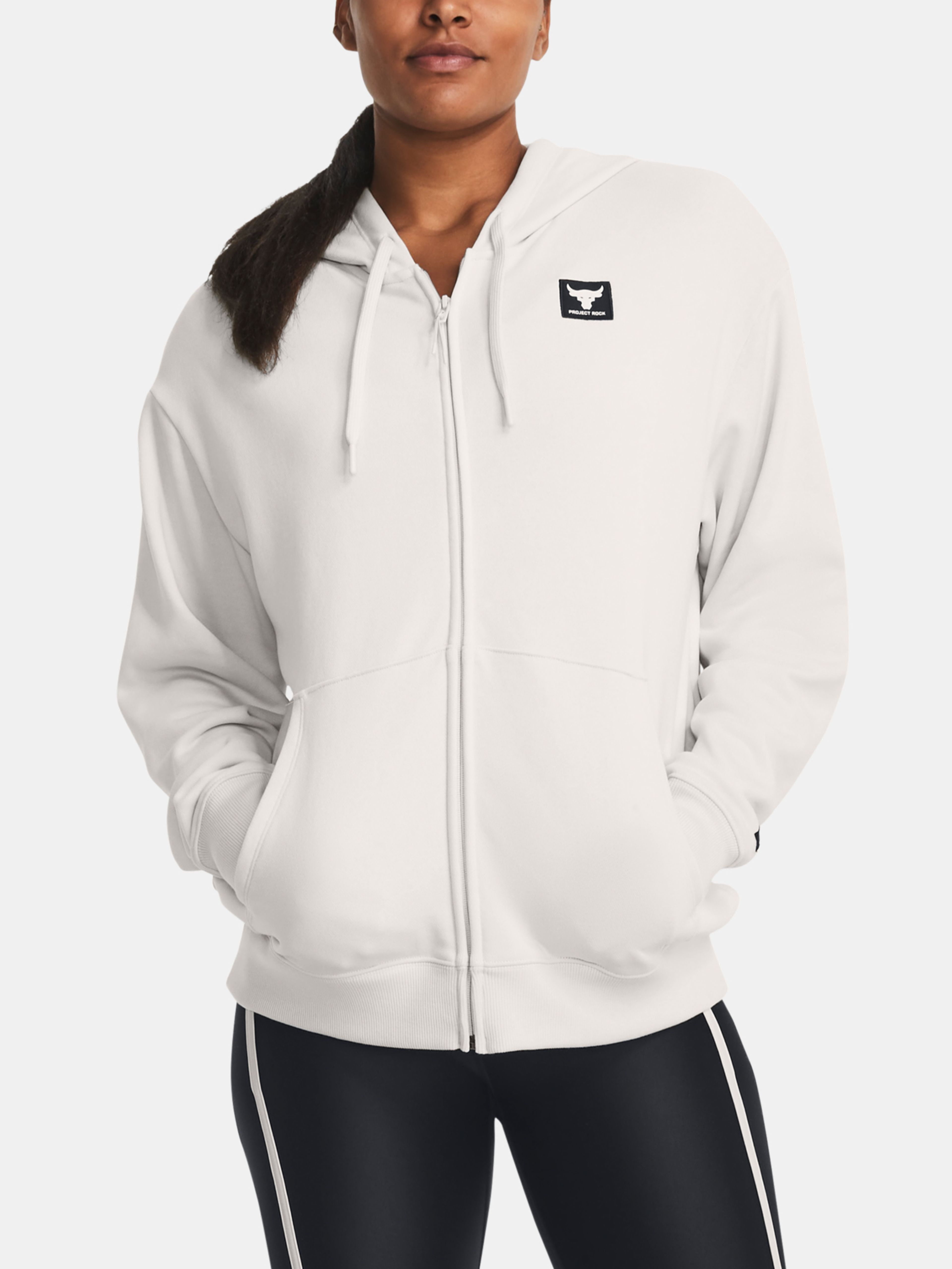 Női felső Under Armour Pjt Rck HW Terry FZ OS