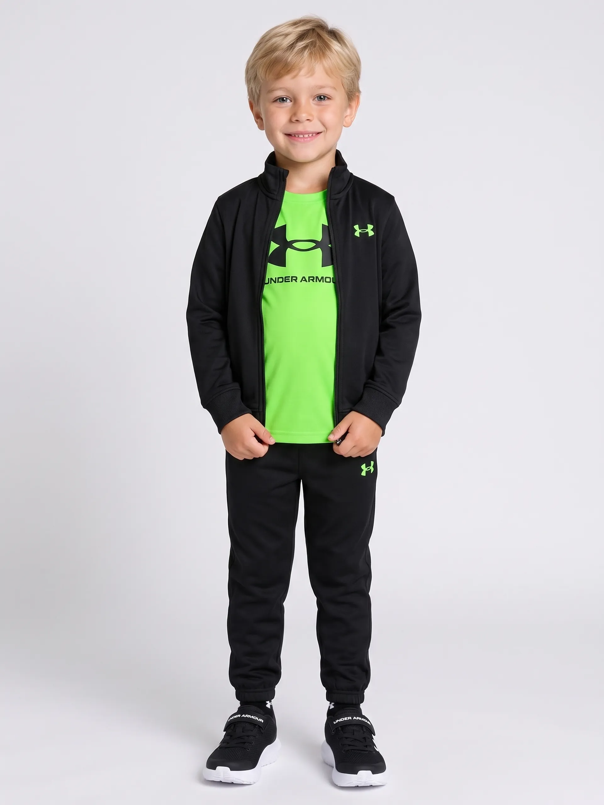 Chlapecký set Under Armour UA 3PC BRAWLER TRACK SET - 001