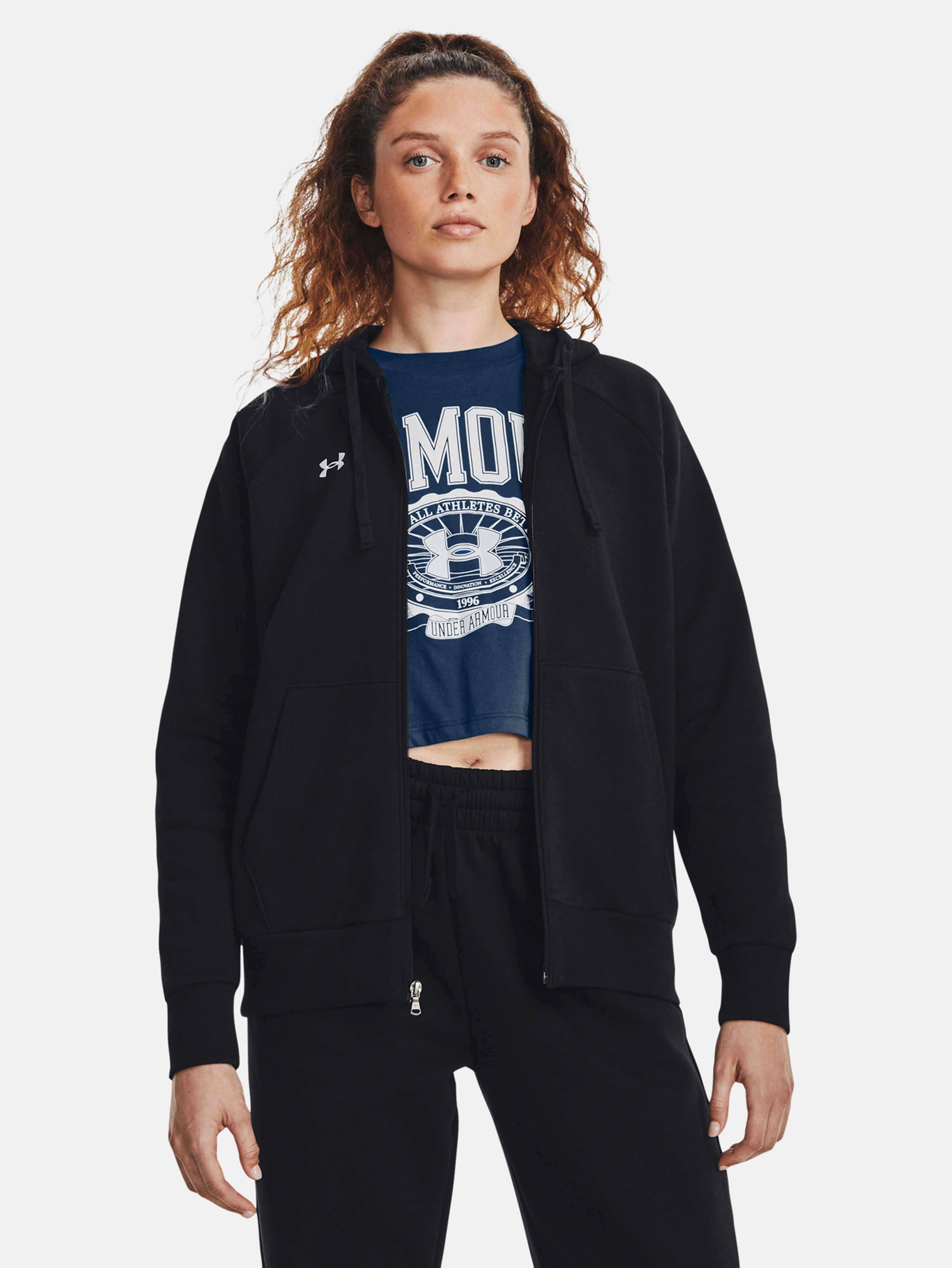 Dámská mikina Under Armour UA Rival Fleece FZ Hoodie