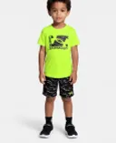 Poiste komplekt Under Armour UA TECH PRINTED SS SET-Kollane - 001