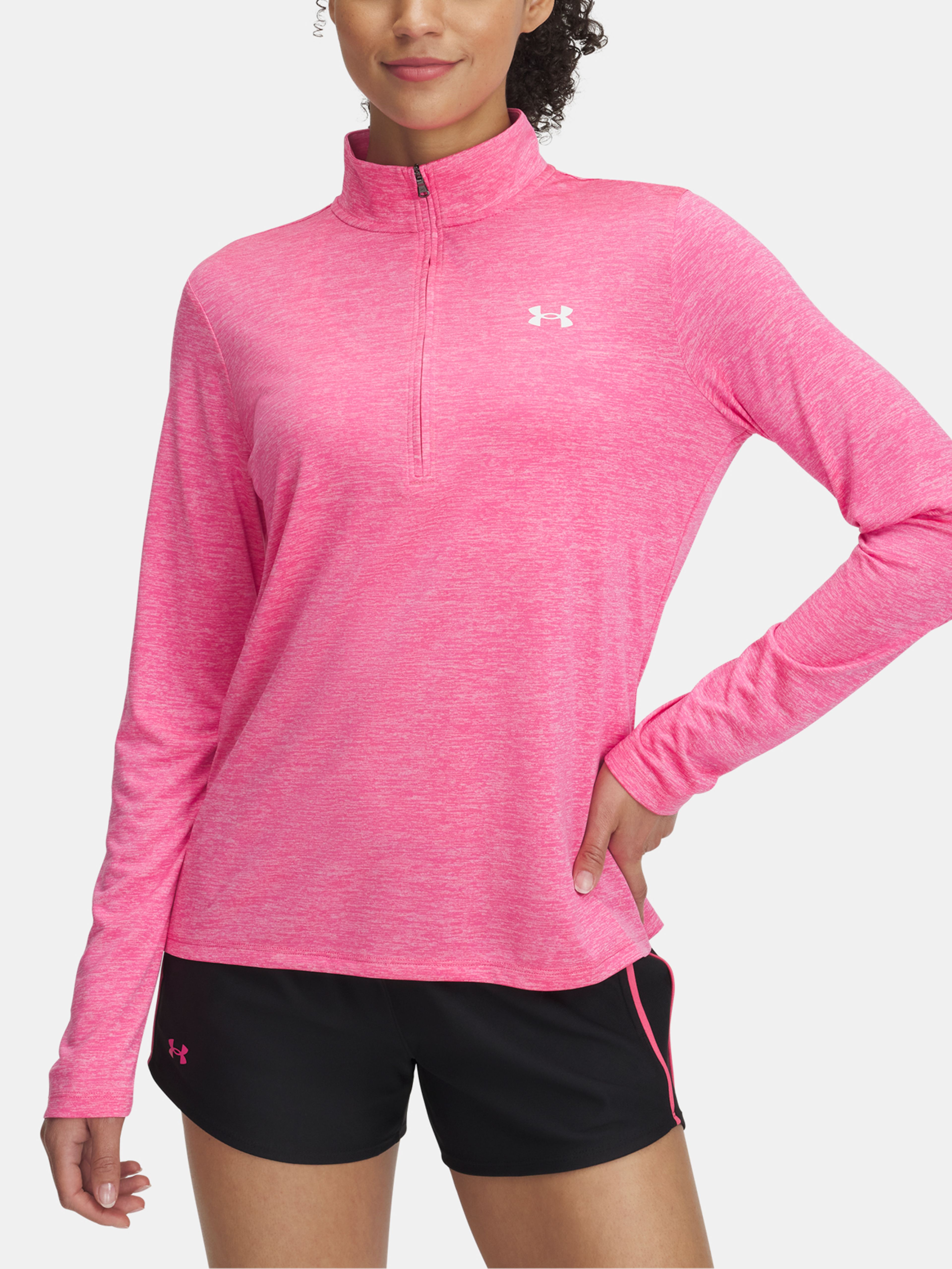 Dámske tričko Under Armour Tech 1/2 Zip- Twist