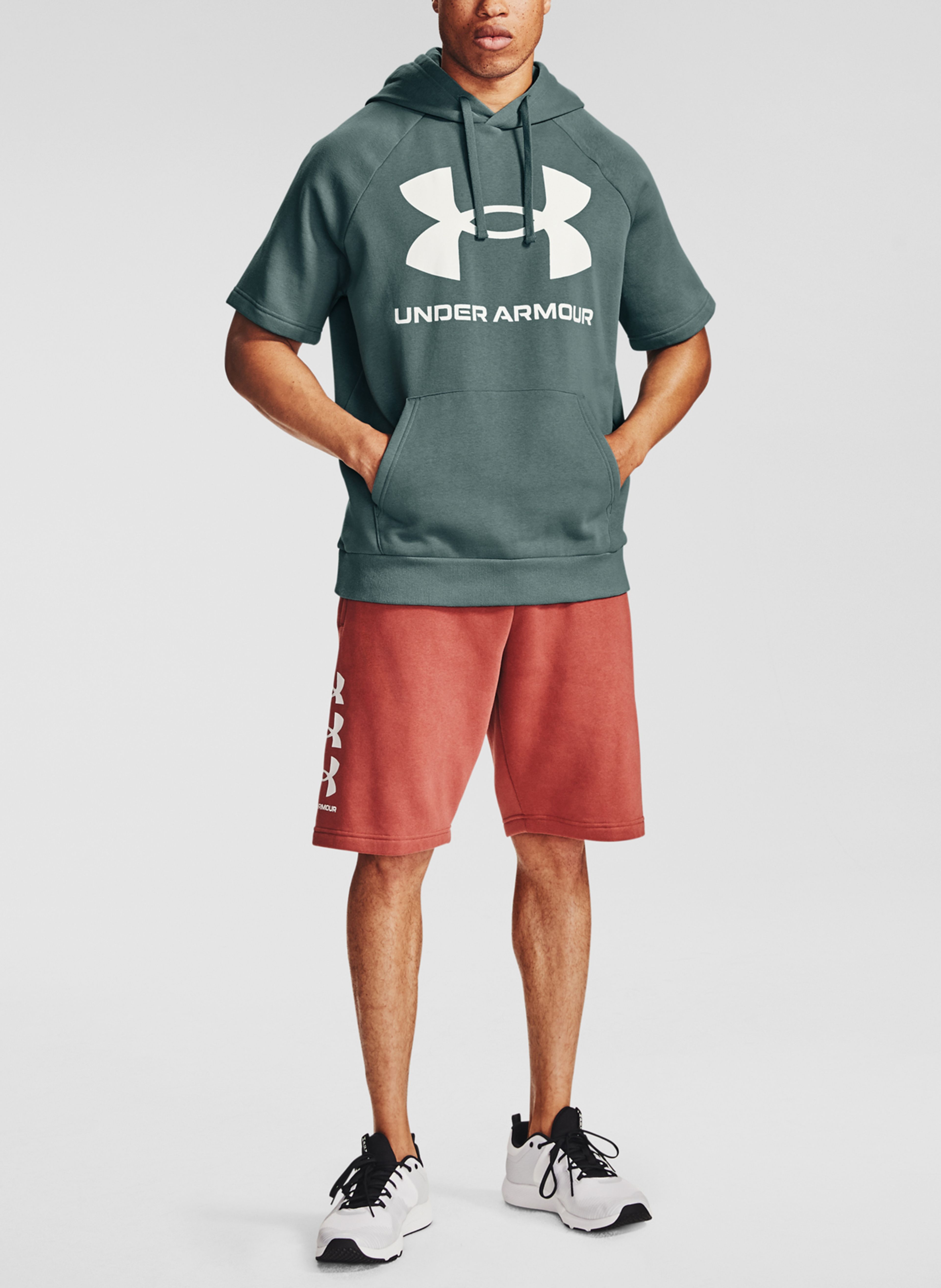 Pánská mikina Under Armour Rival Flc Big Logo SS HD - 007