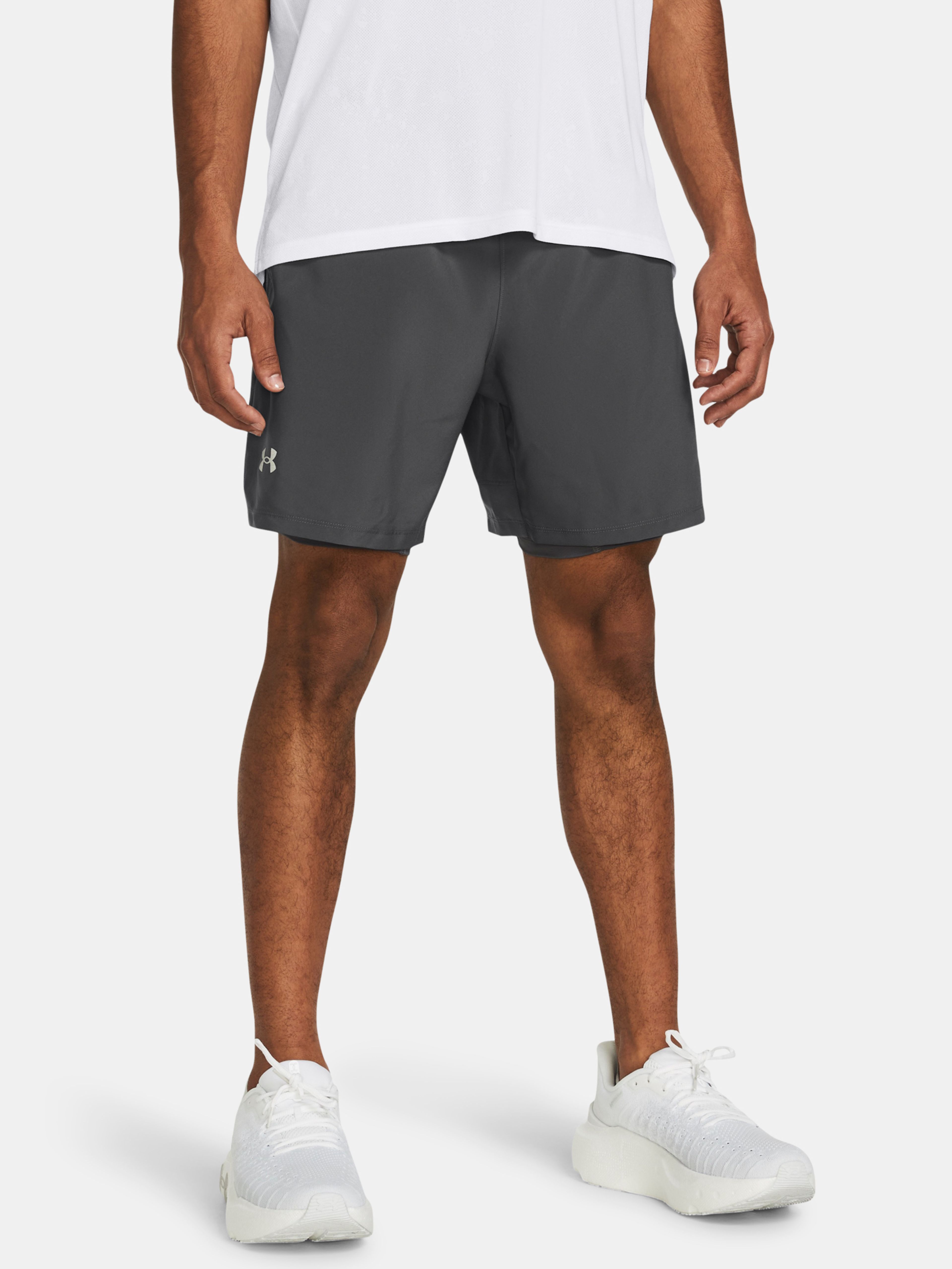 Férfi rövidnadrágok Under Armour UA LAUNCH 7'' 2-IN-1 SHORTS