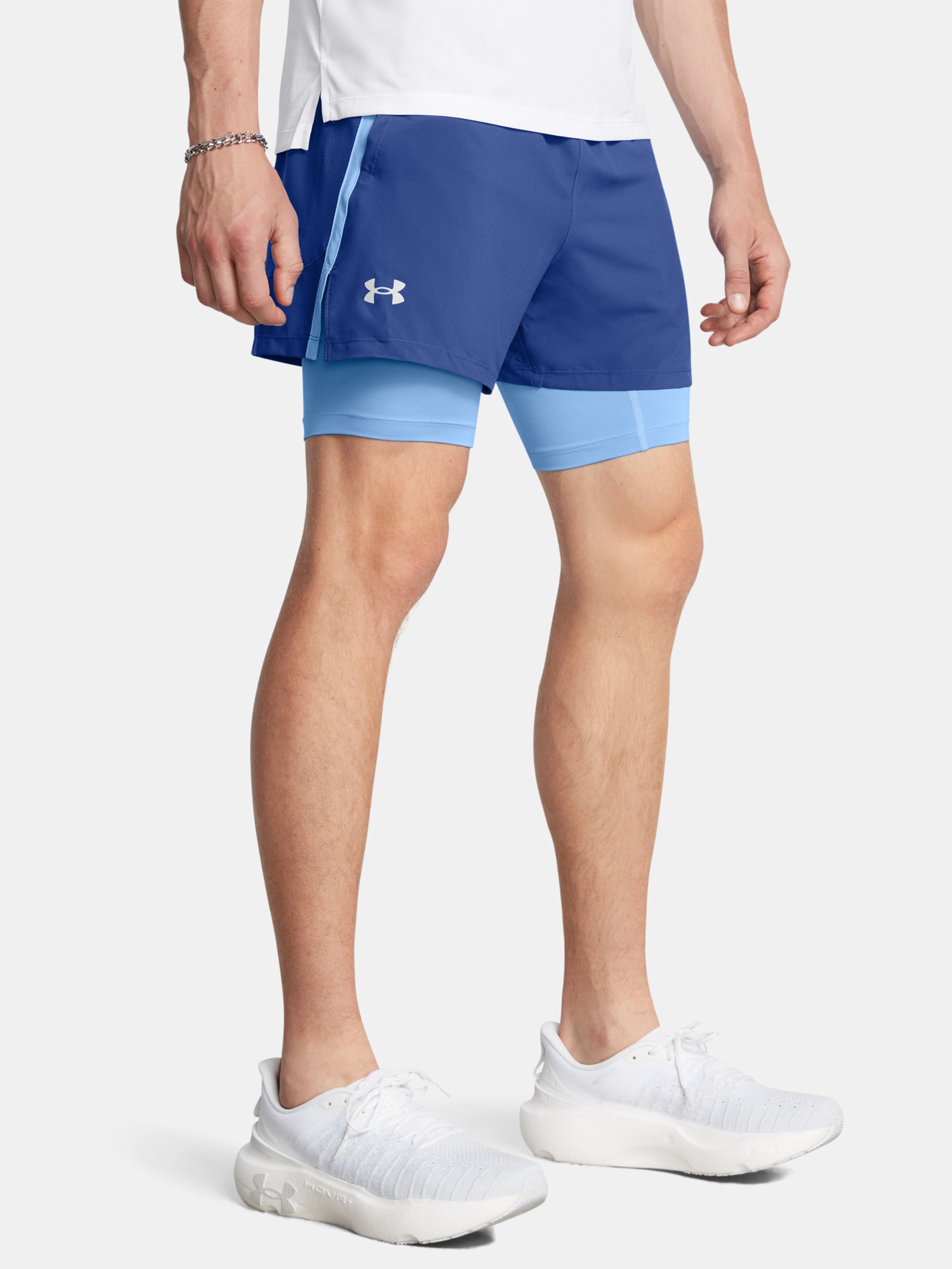 Férfi rövidnadrágok Under Armour UA LAUNCH 5'' 2-IN-1 SHORTS