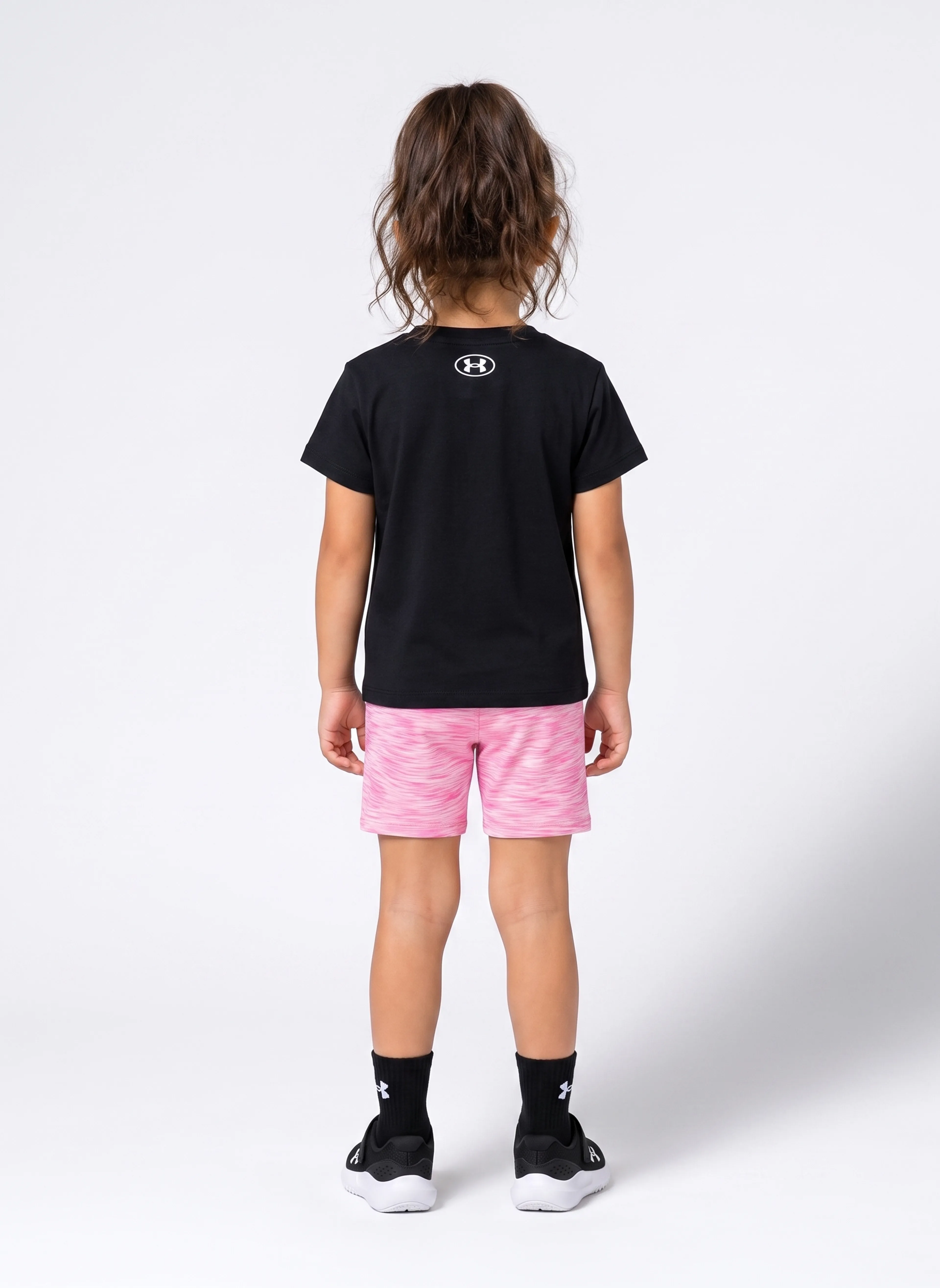 Dievčenský set Under Armour UA TWIST BIKE SHORT SET-BLK - 004