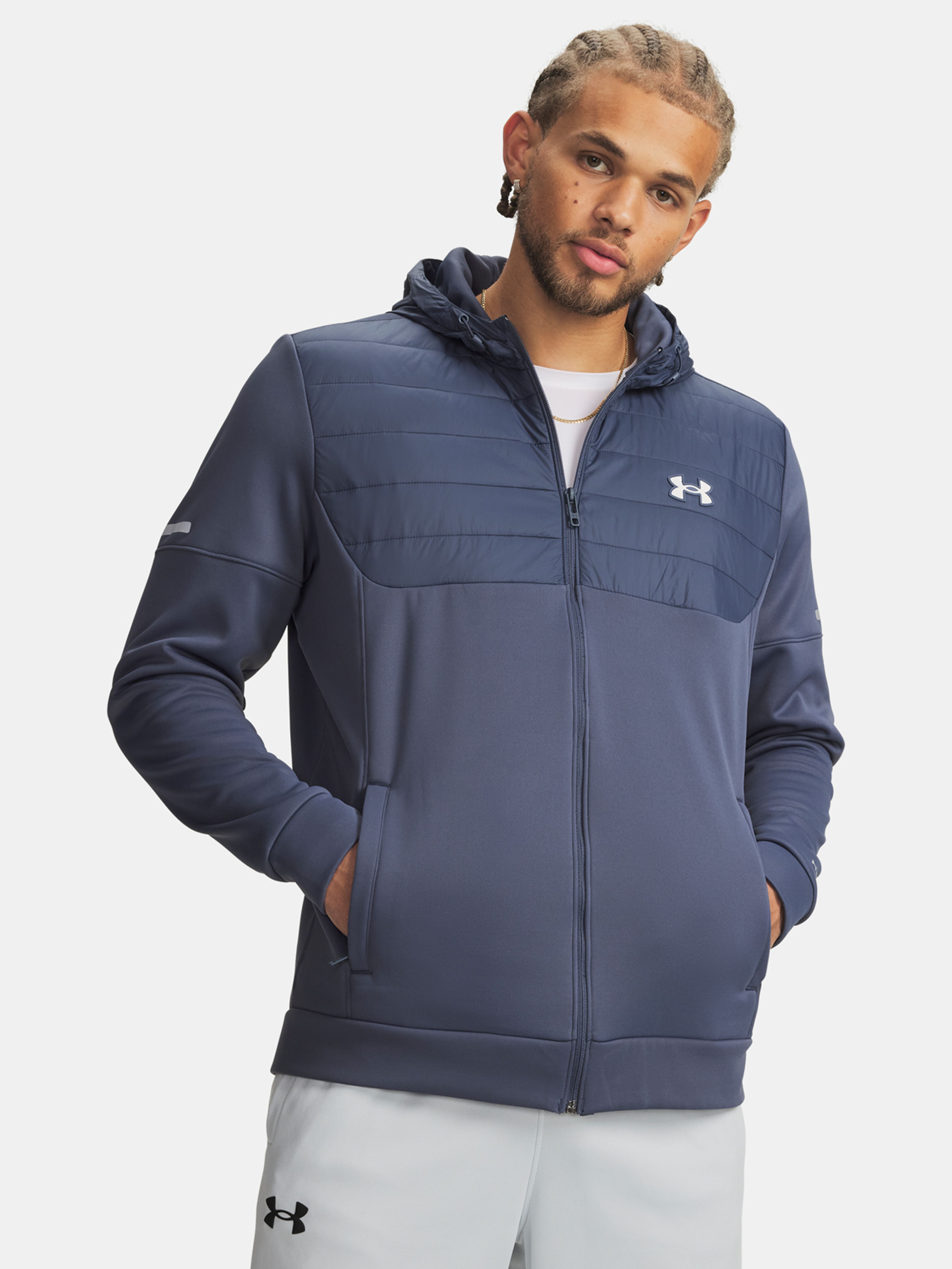 Férfi felső Under Armour UA Armour Flc Pro Utility FZ-GRY