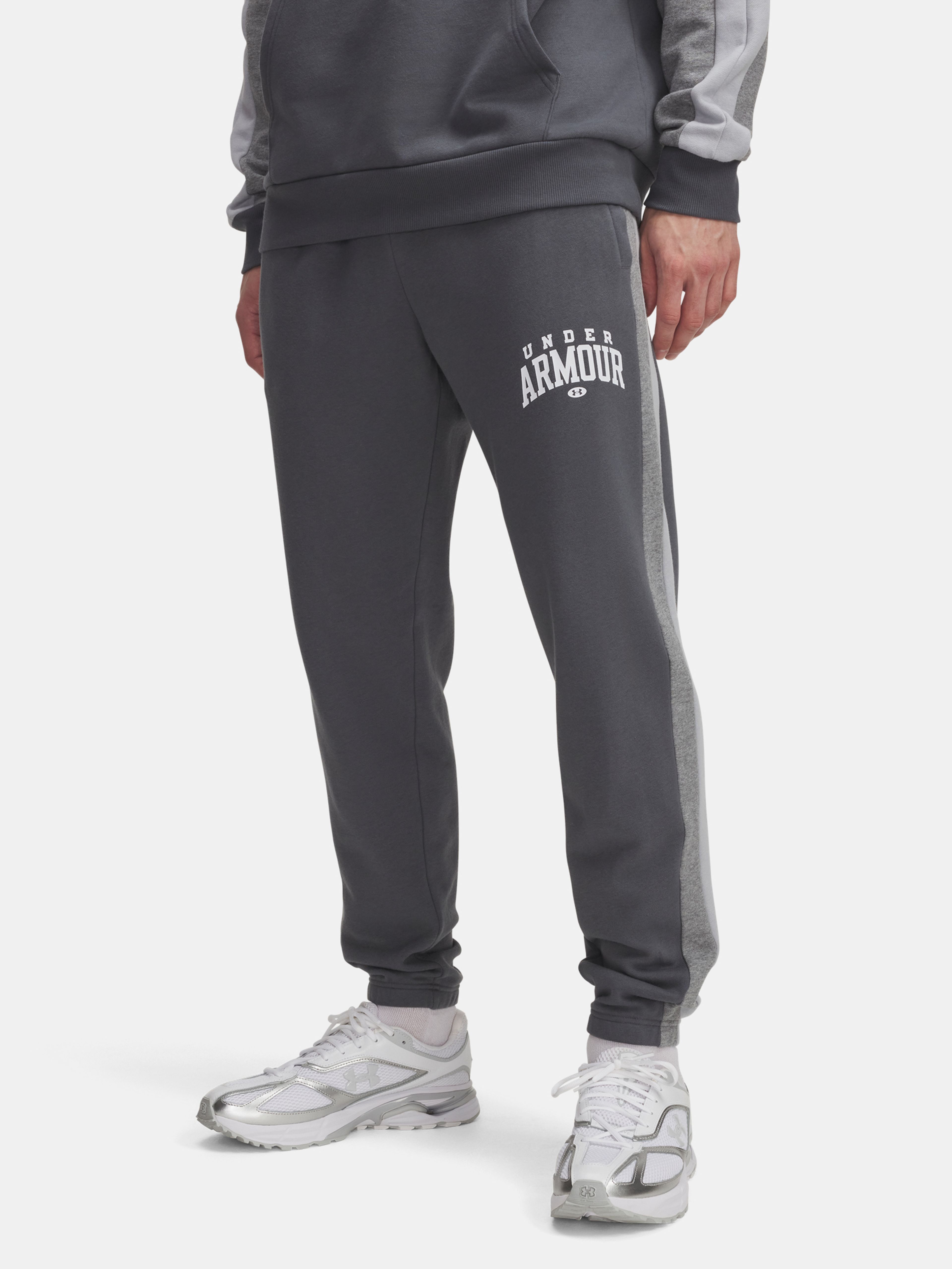 Férfi sportnadrág Under Armour UA Rival Flc CB Pants-GRY