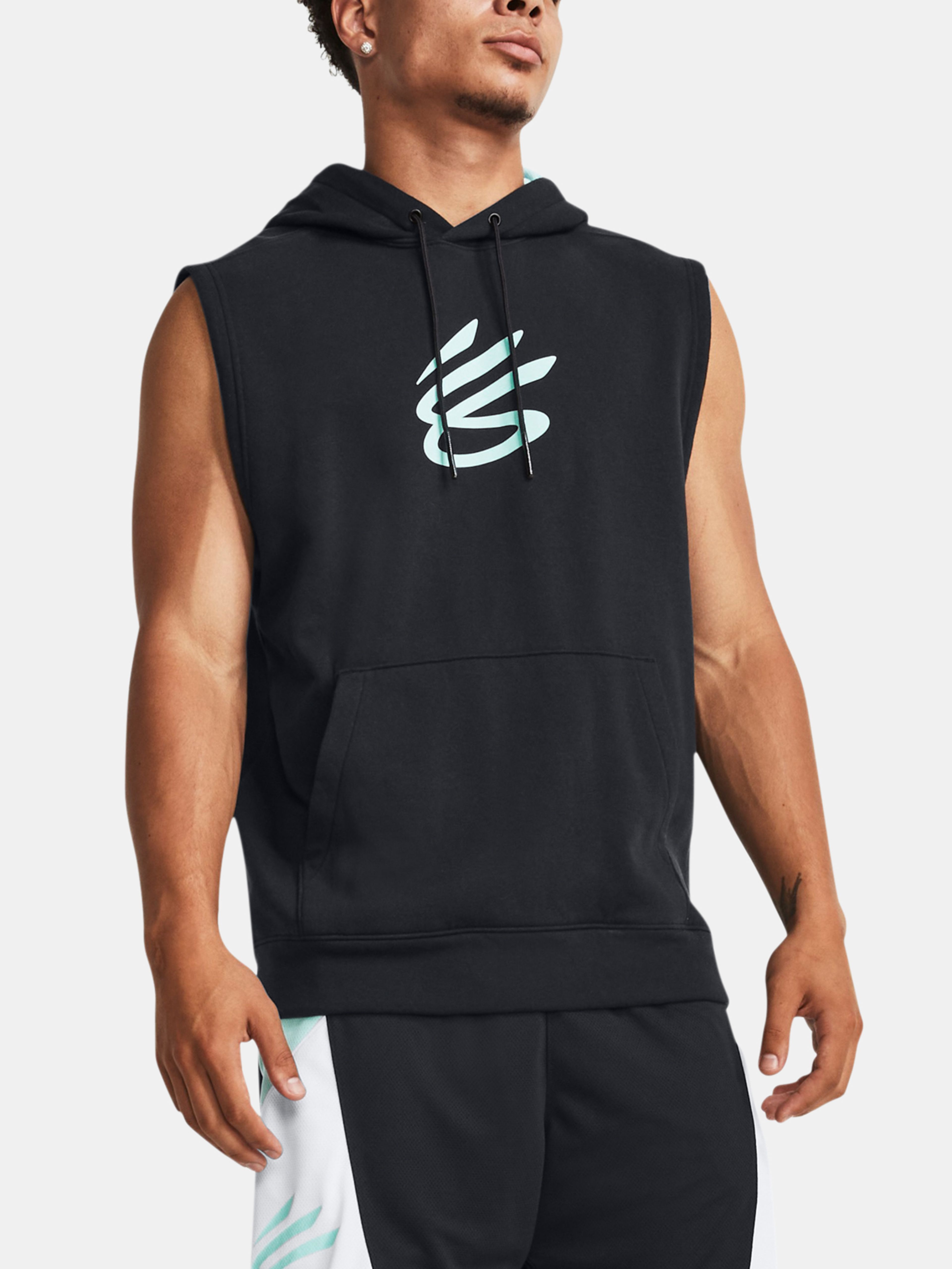 Meeste dressipluus Under Armour Curry Fleece SLVLS Hoodie