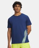 Férfi póló Under Armour UA M Velociti Flash Logo SS-Kék - 001
