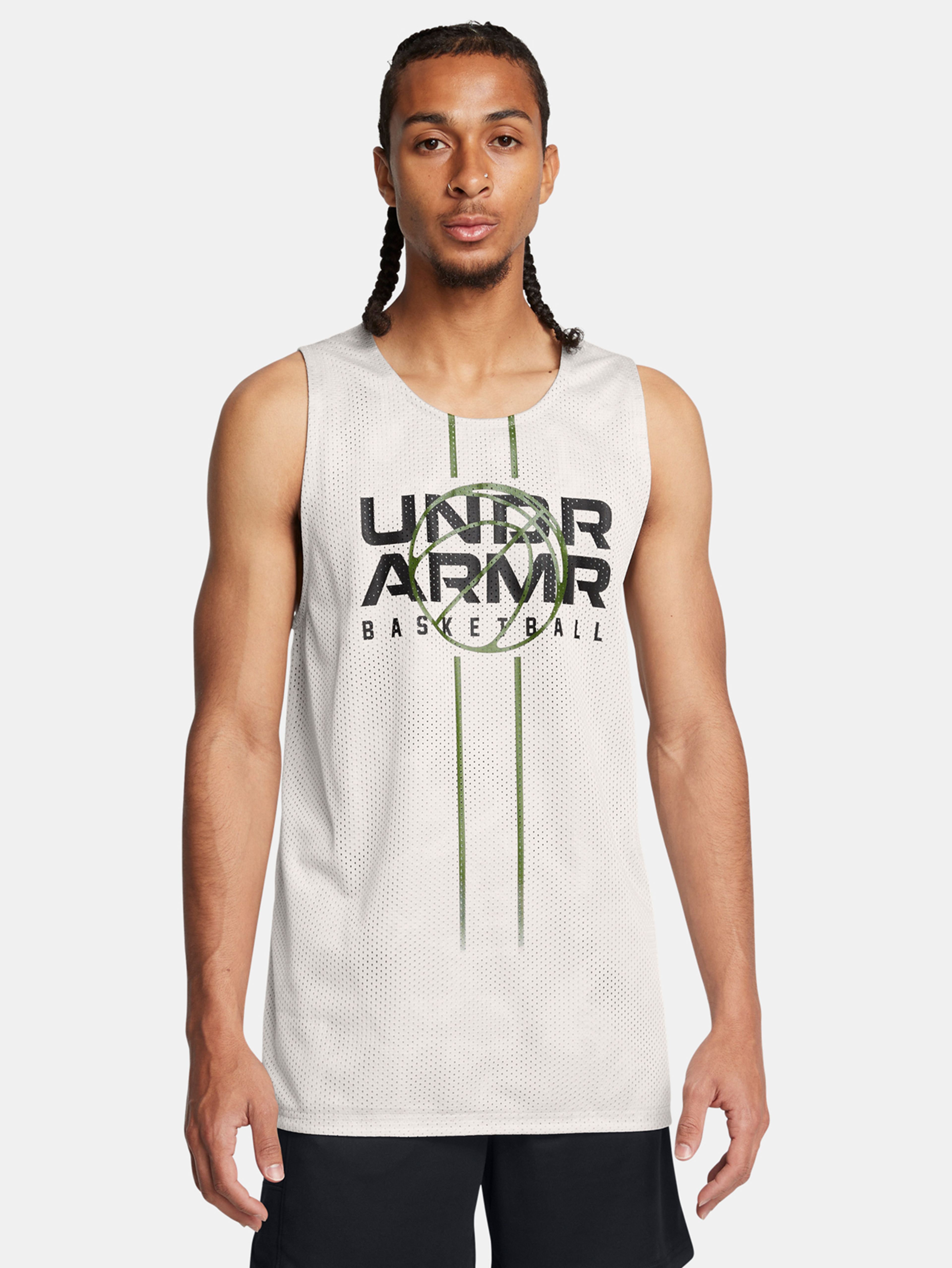 Férfi atlétatrikó Under Armour UA Zone Reversible Jsy-GRN