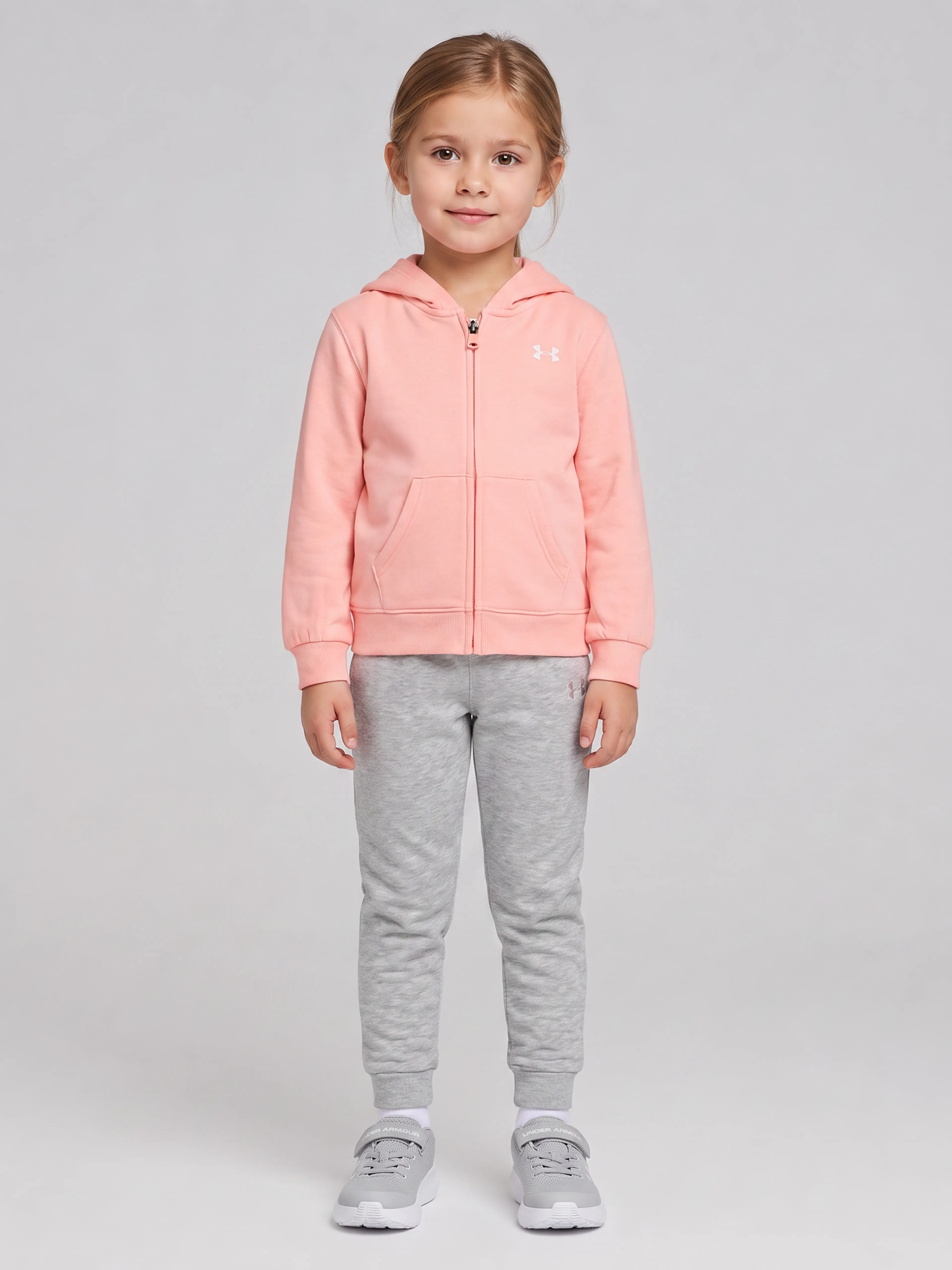 Dievčenský set Under Armour UA CHEST LOGO HOODY SET - 001