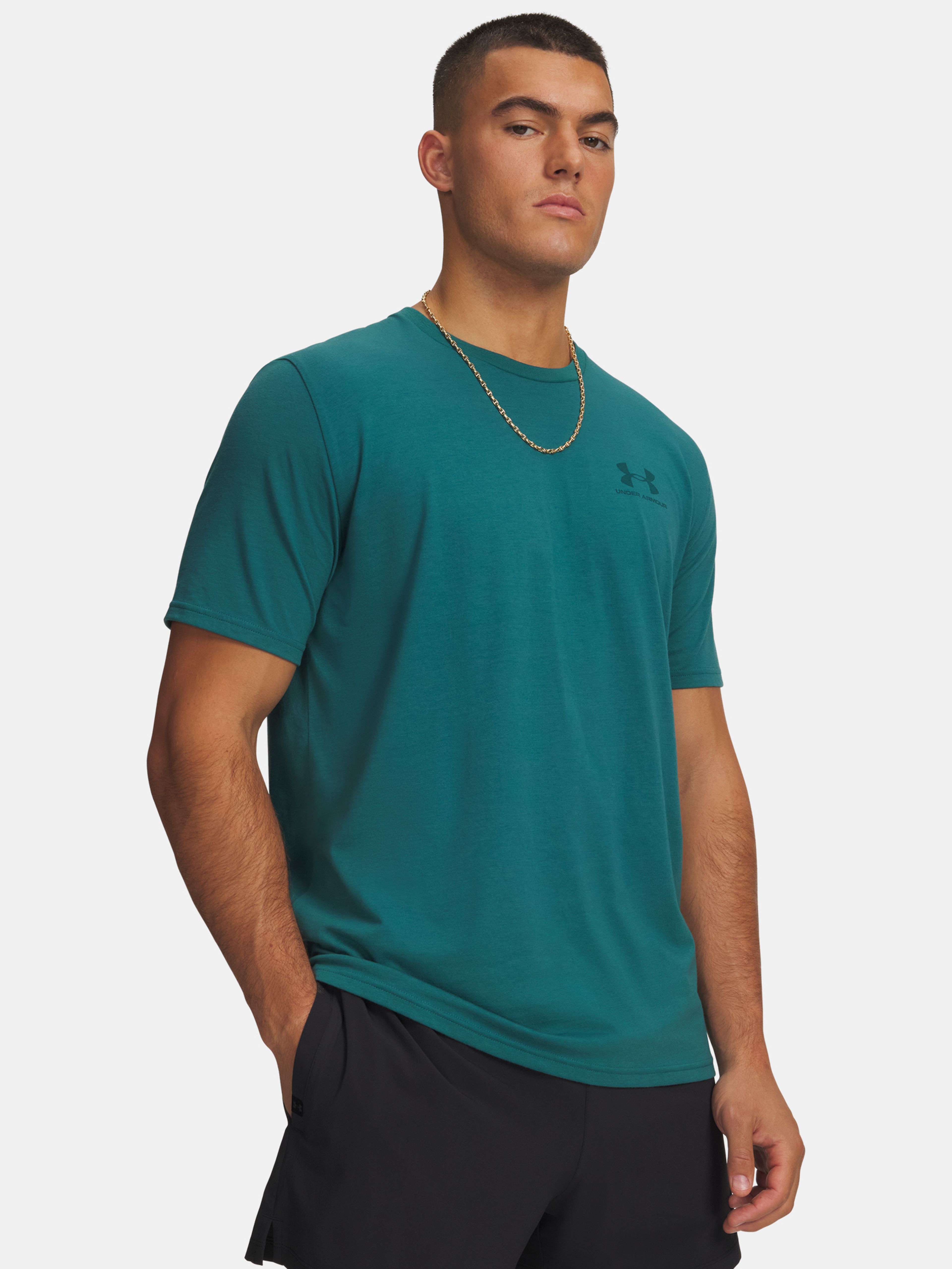 Pánské tričko Under Armour UA M SPORTSTYLE LC SS-GRN