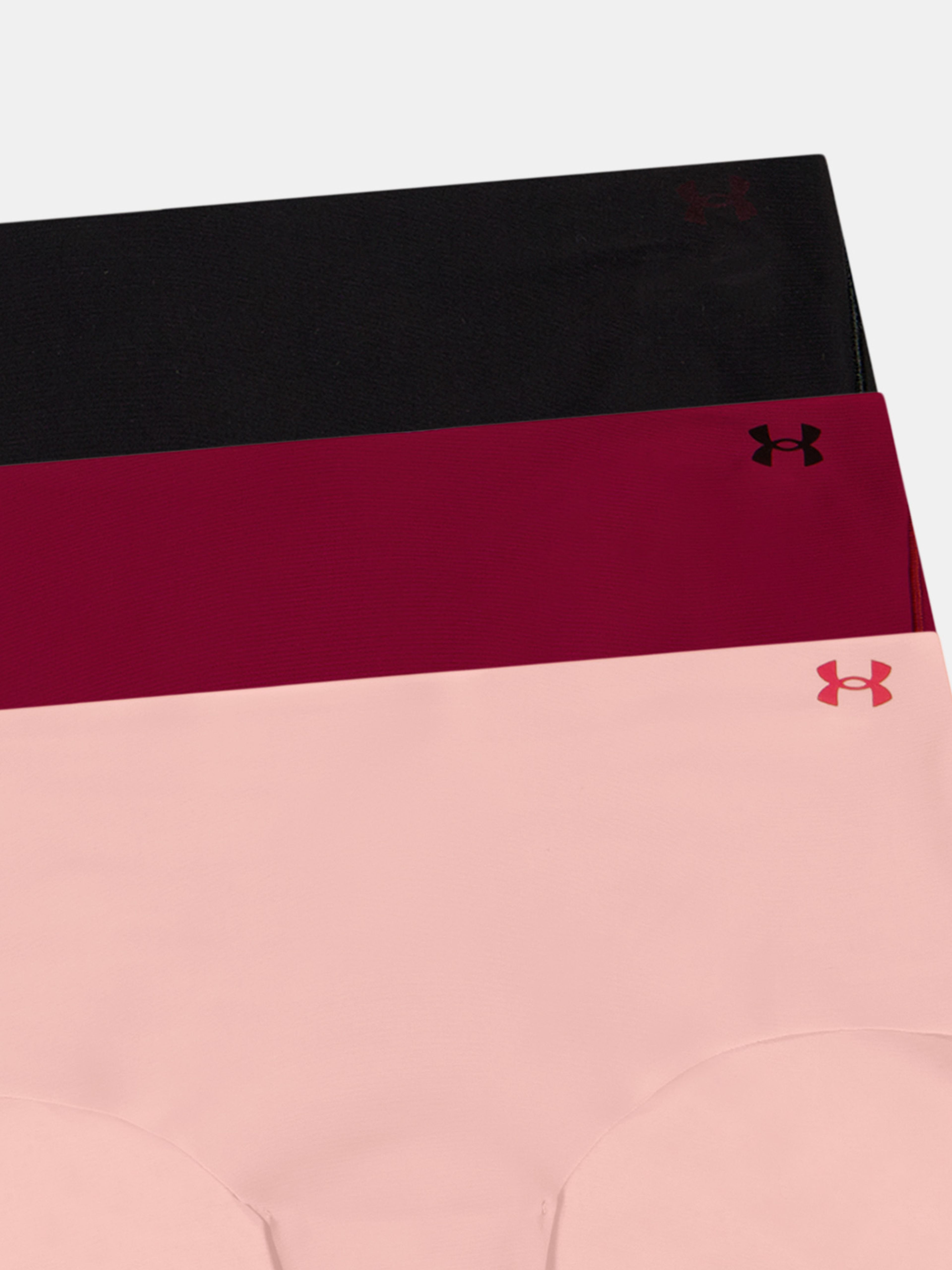 Sieviešu biksītes Under Armour UA Pure Stretch No Show Hipster-Solid - 3pk - 003