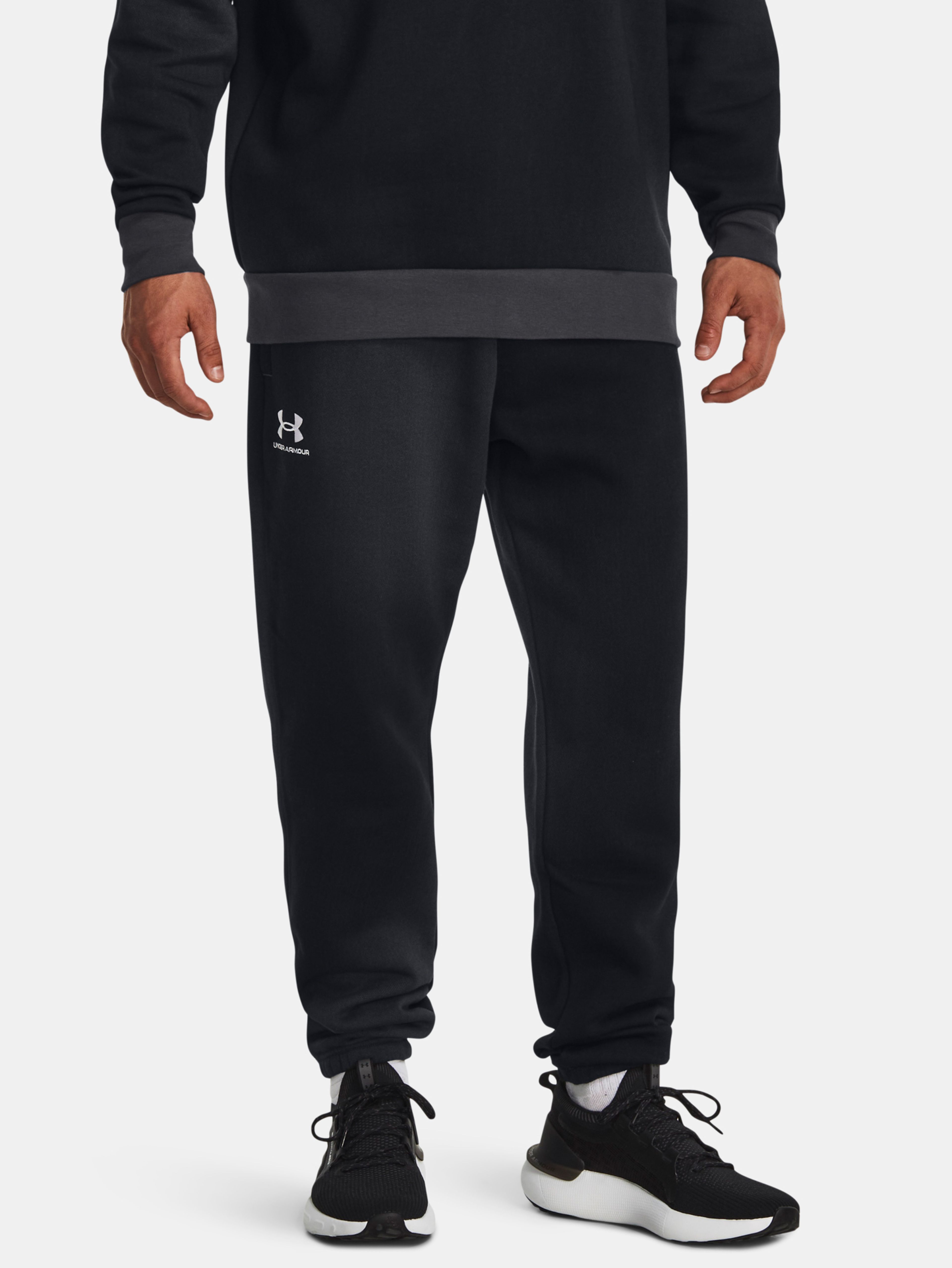 Moške spodnji del trenirke Under Armour UA Essential Flc Novelty Jgr