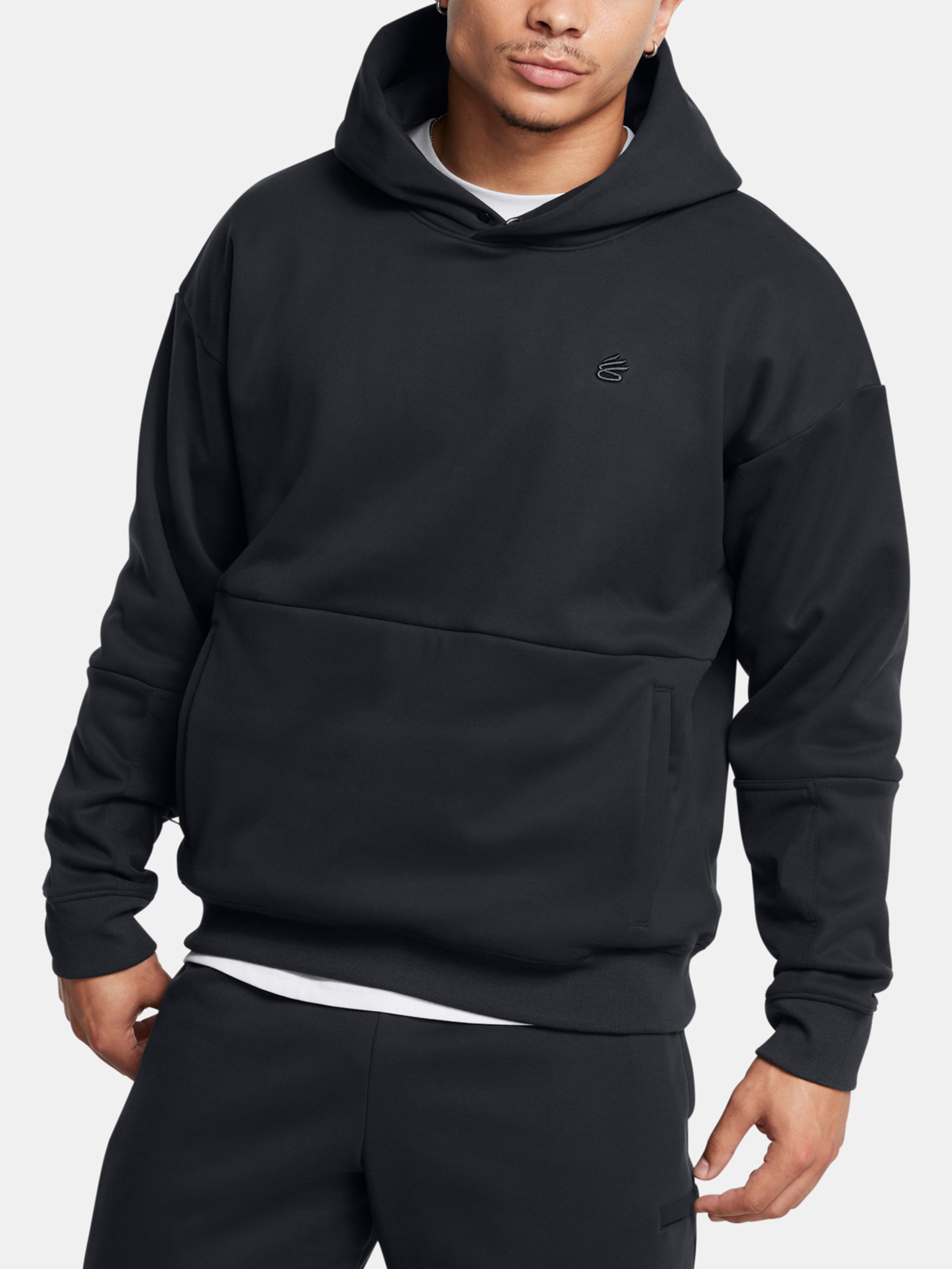 Pánska mikina Under Armour Curry DNA Hoodie-BLK