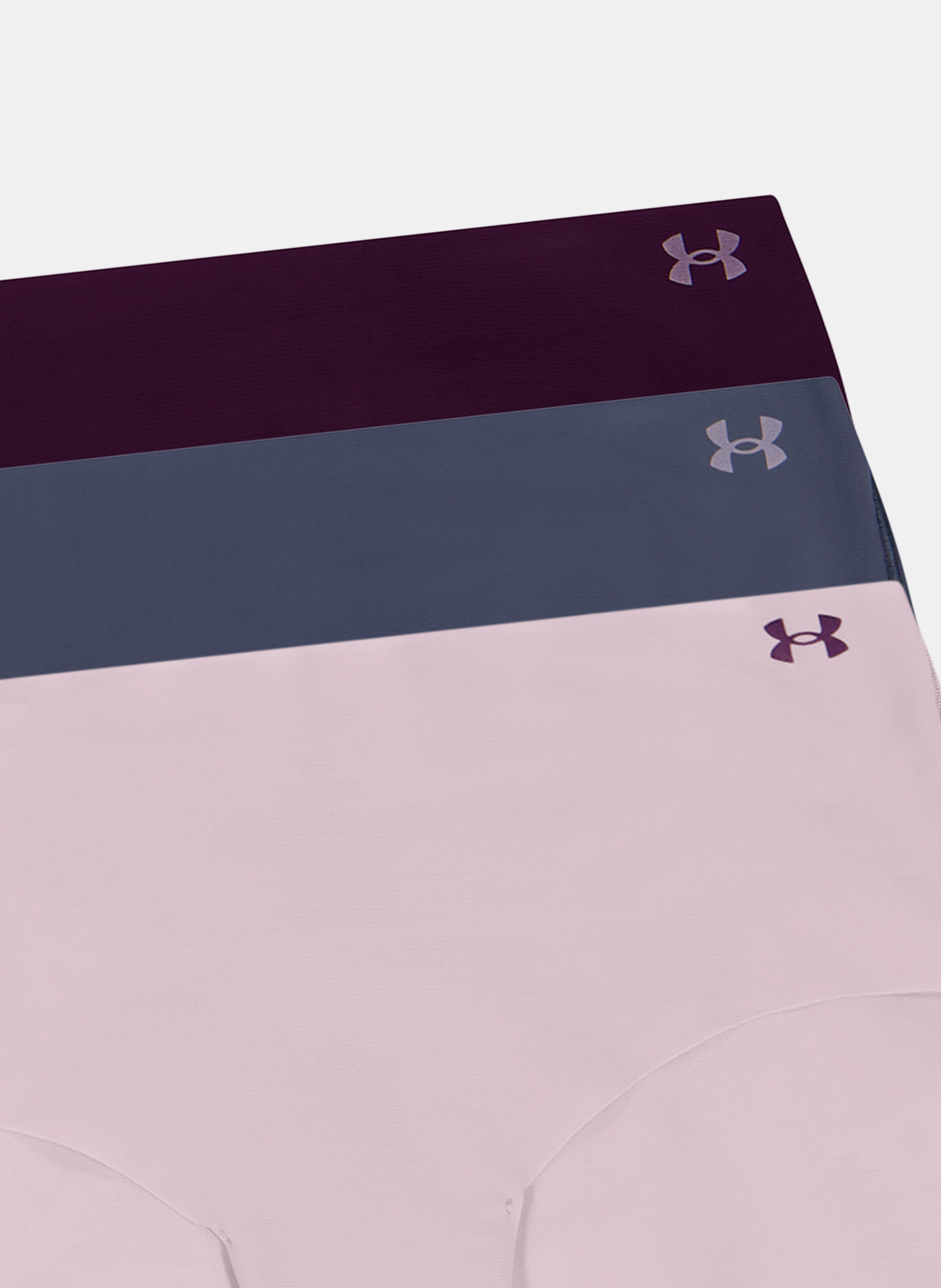 Sieviešu biksītes Under Armour UA Pure Stretch No Show Hipster-Solid - 3pk - 003