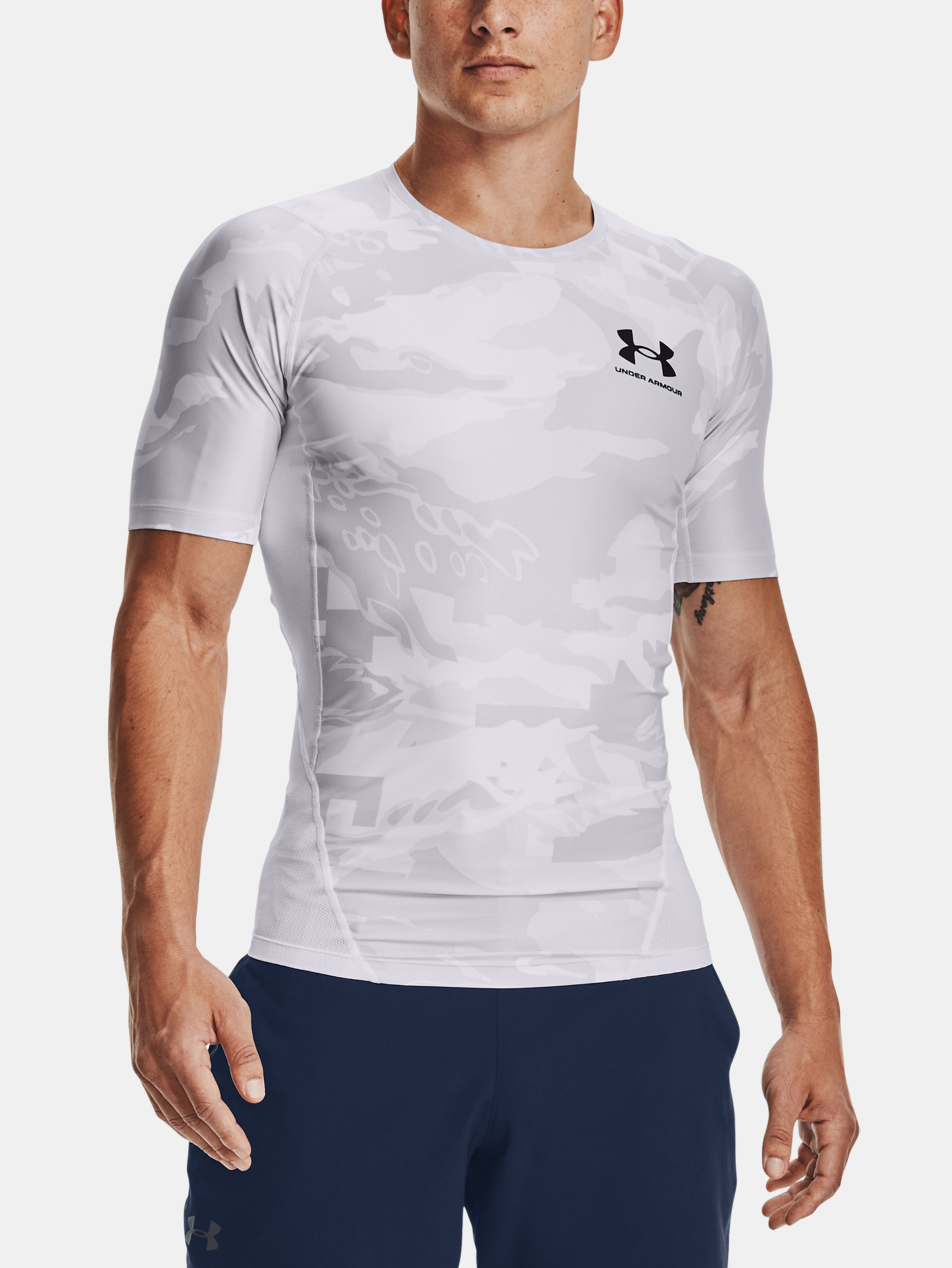 Pánske tričko Under Armour HG Isochill Comp Print SS