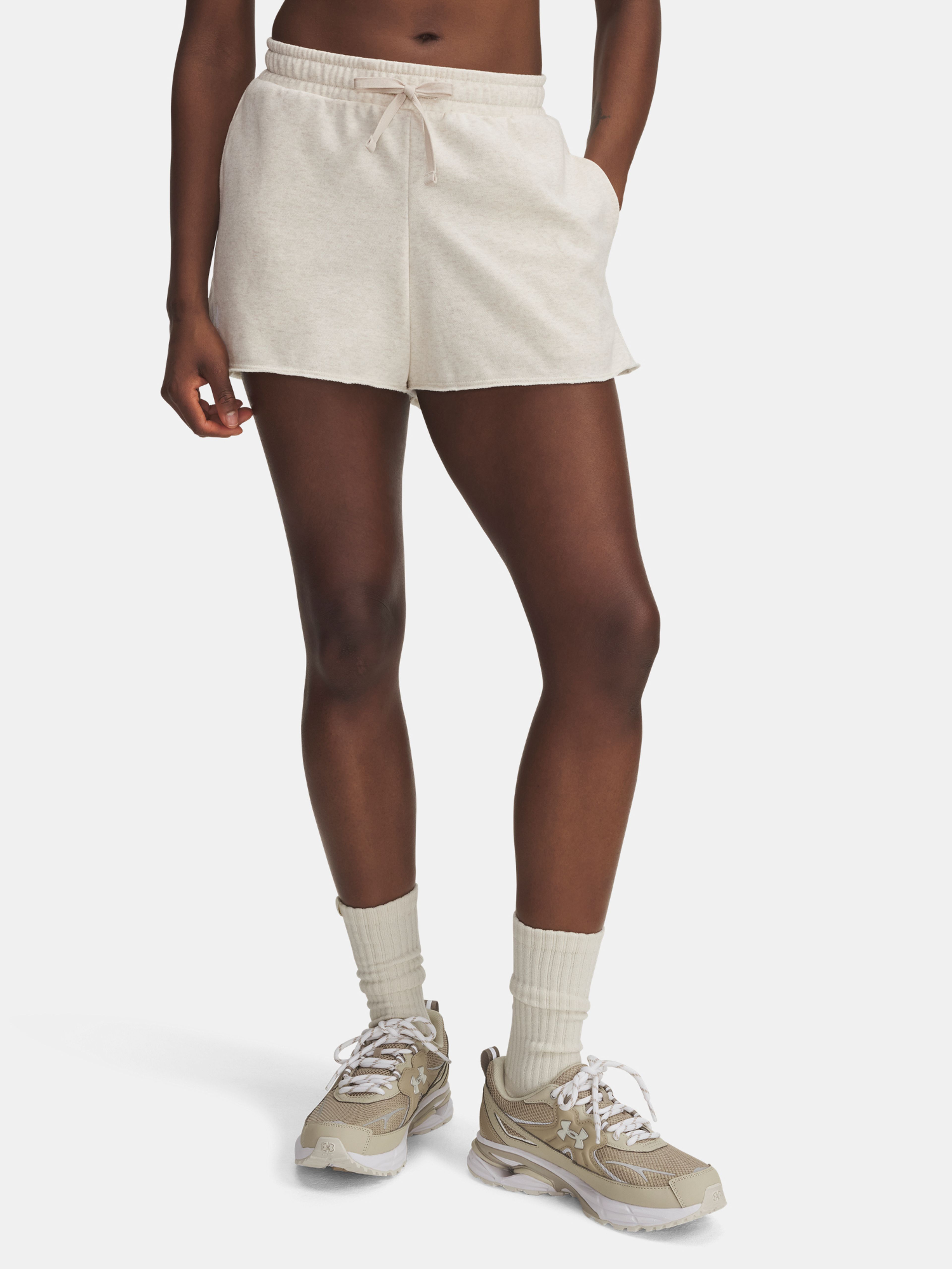 Moteriški šortai Under Armour UA Rival Terry Short-BRN