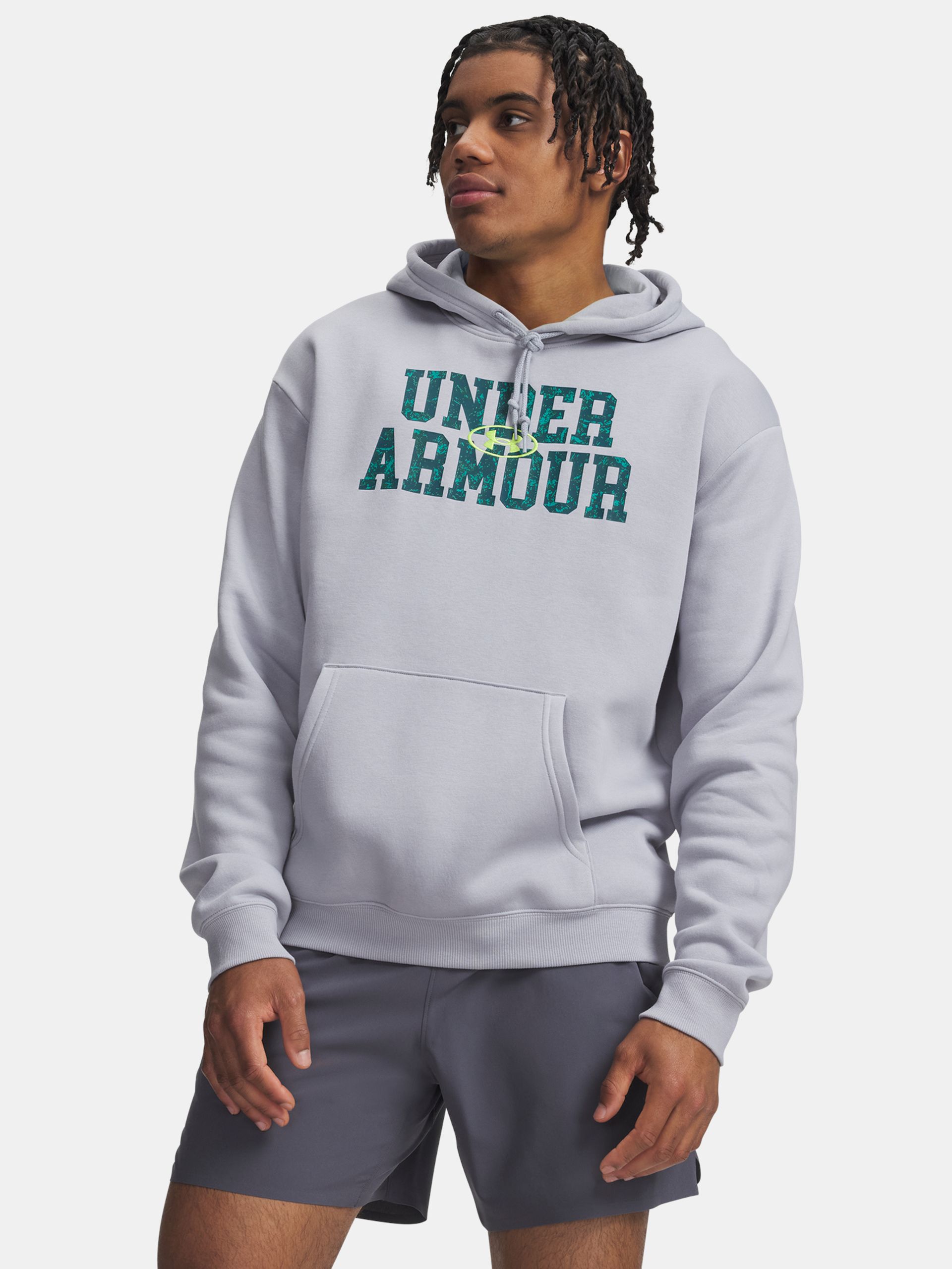 Pánská mikina Under Armour UA Rival Flc Camo Fill Hdy - 001