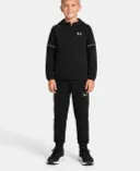 Zēnu komplekts Under Armour UA DOUBLE KNIT FZ SET-Melna - 001