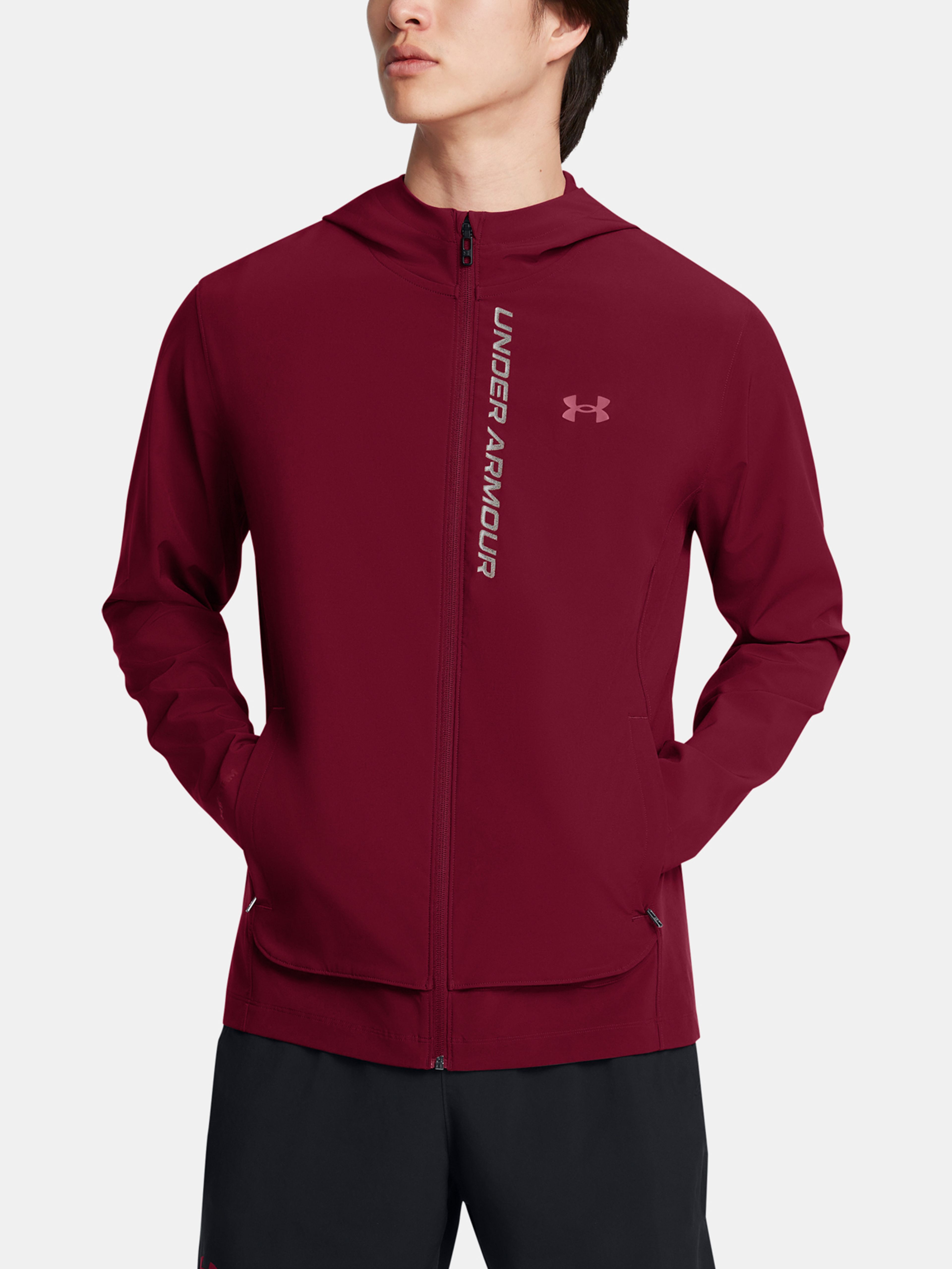 Férfi dzseki Under Armour UA OUTRUN THE STORM JACKET-RED