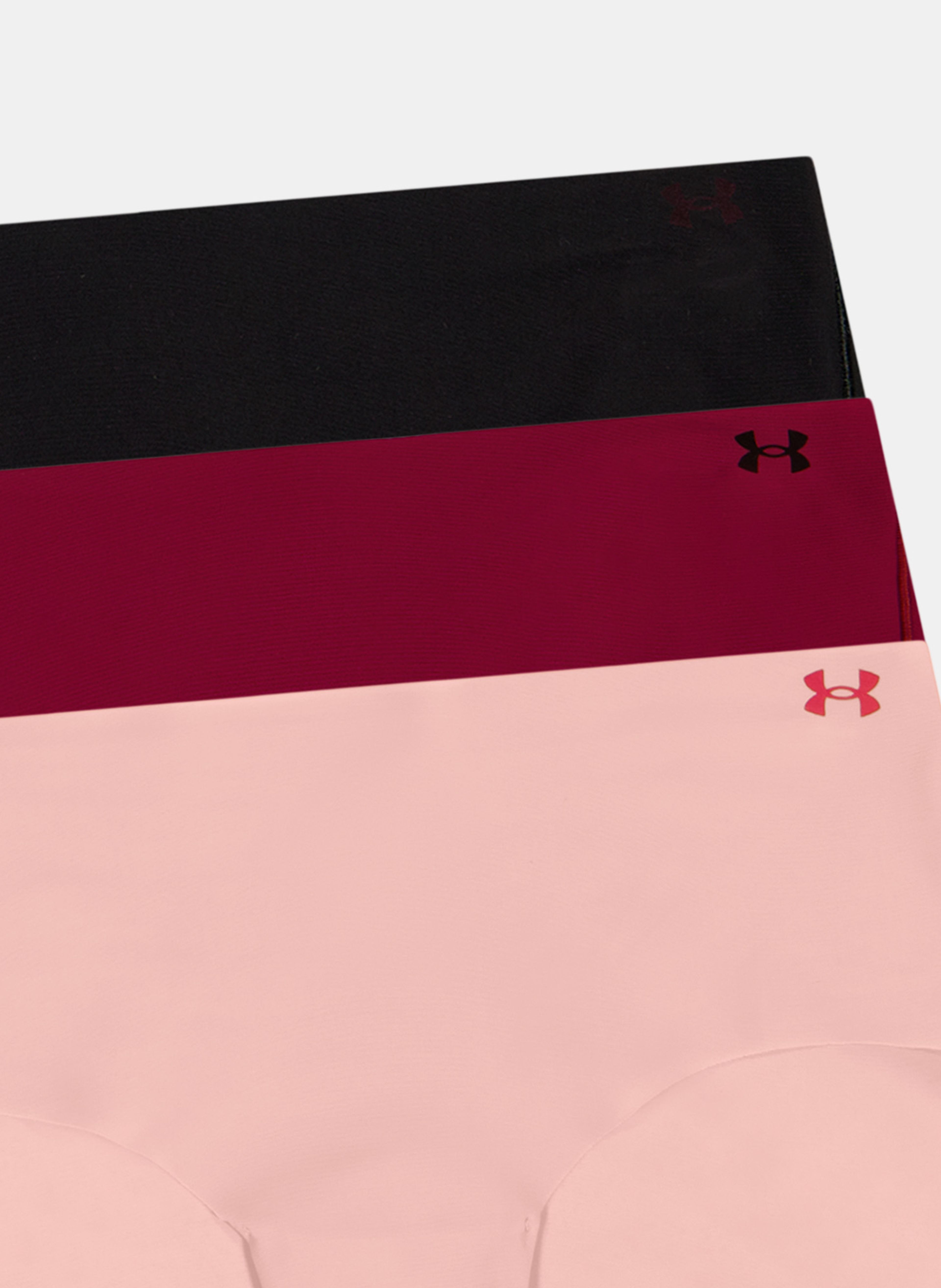 Sieviešu biksītes Under Armour UA Pure Stretch No Show Hipster-Solid - 3pk - 003