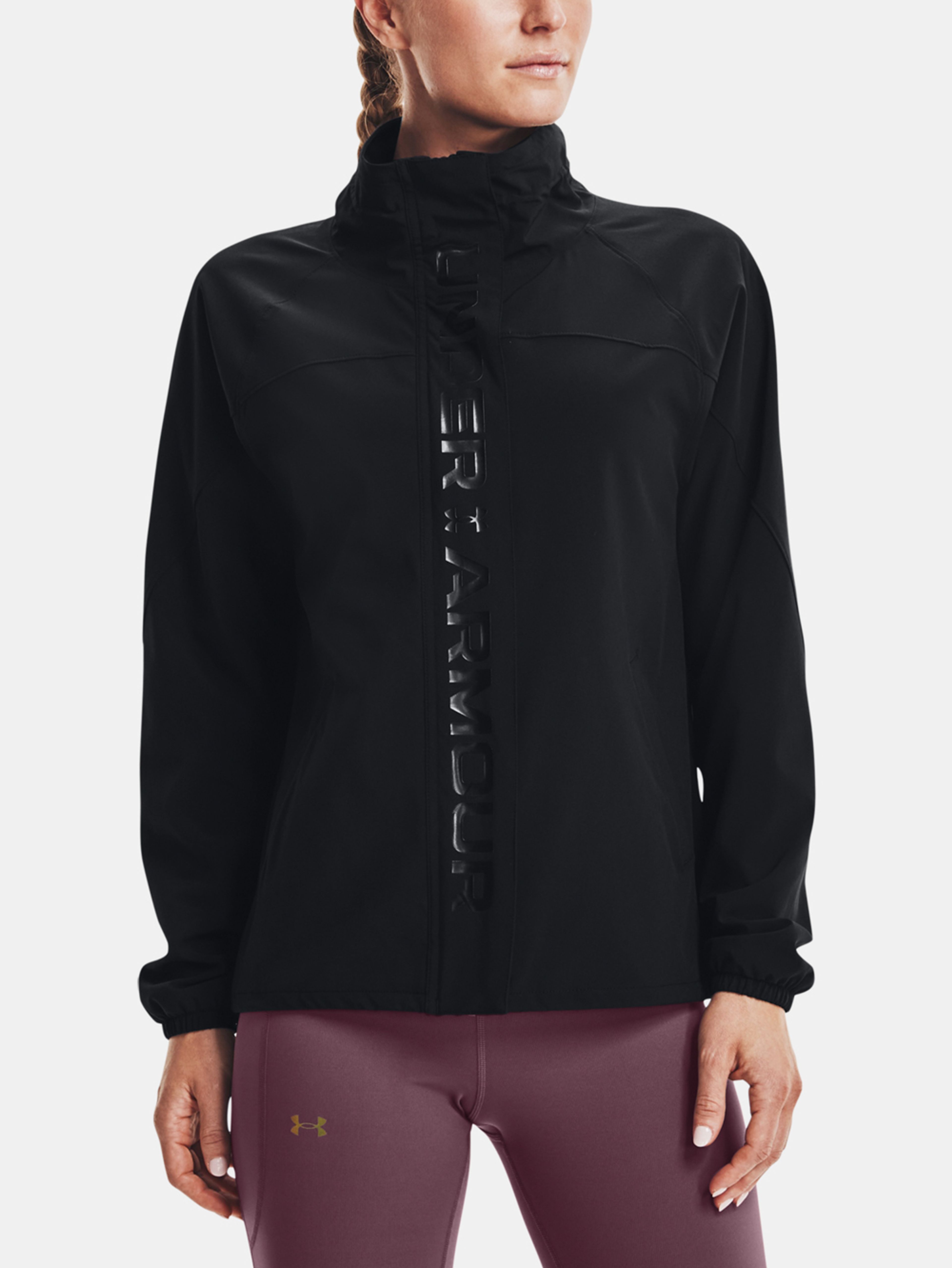 Dámska bunda Under Armour Rush Woven FZ Storm Jacket