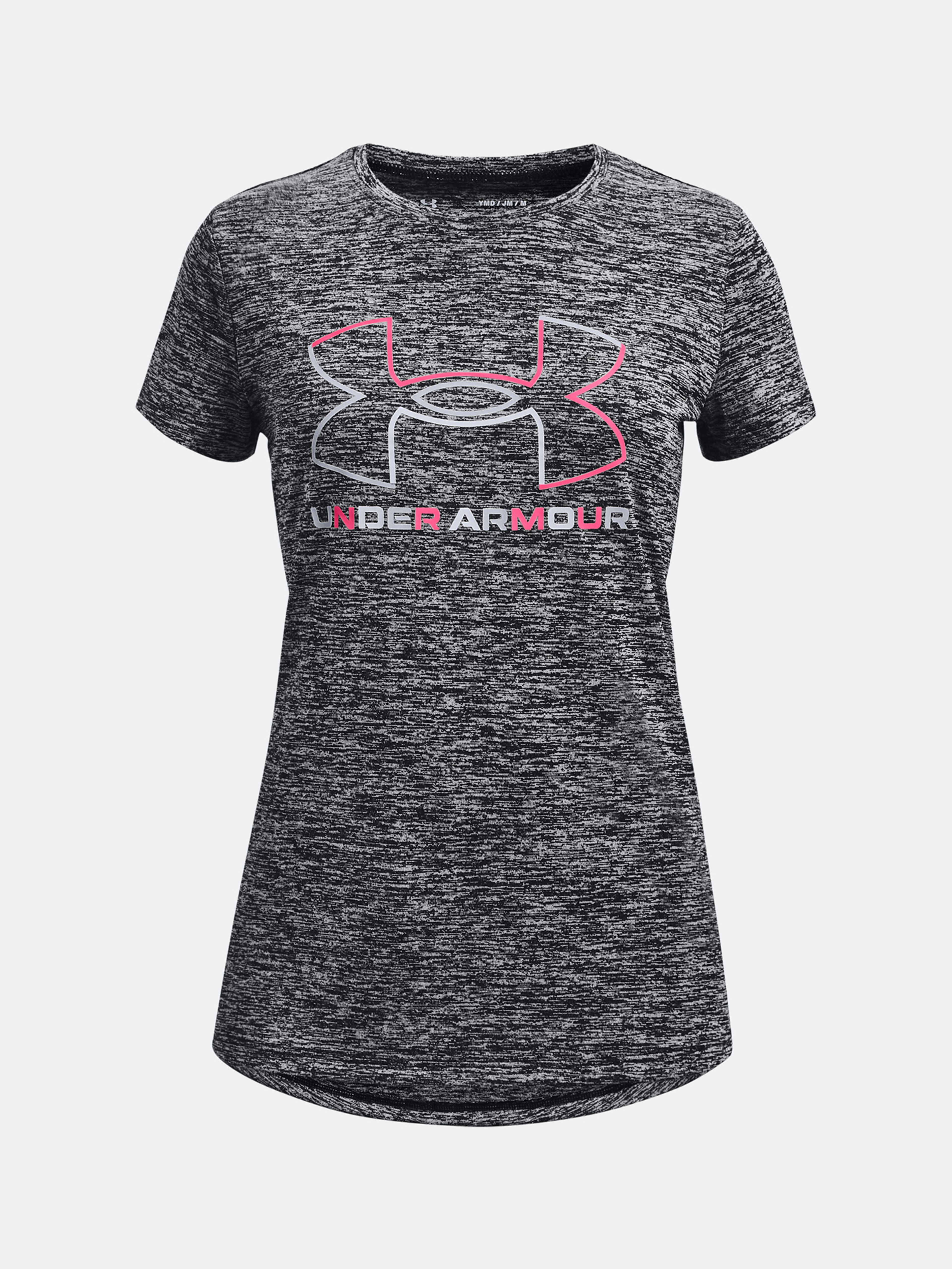 Dekliška majica Under Armour Tech BL Twist SS-BLK