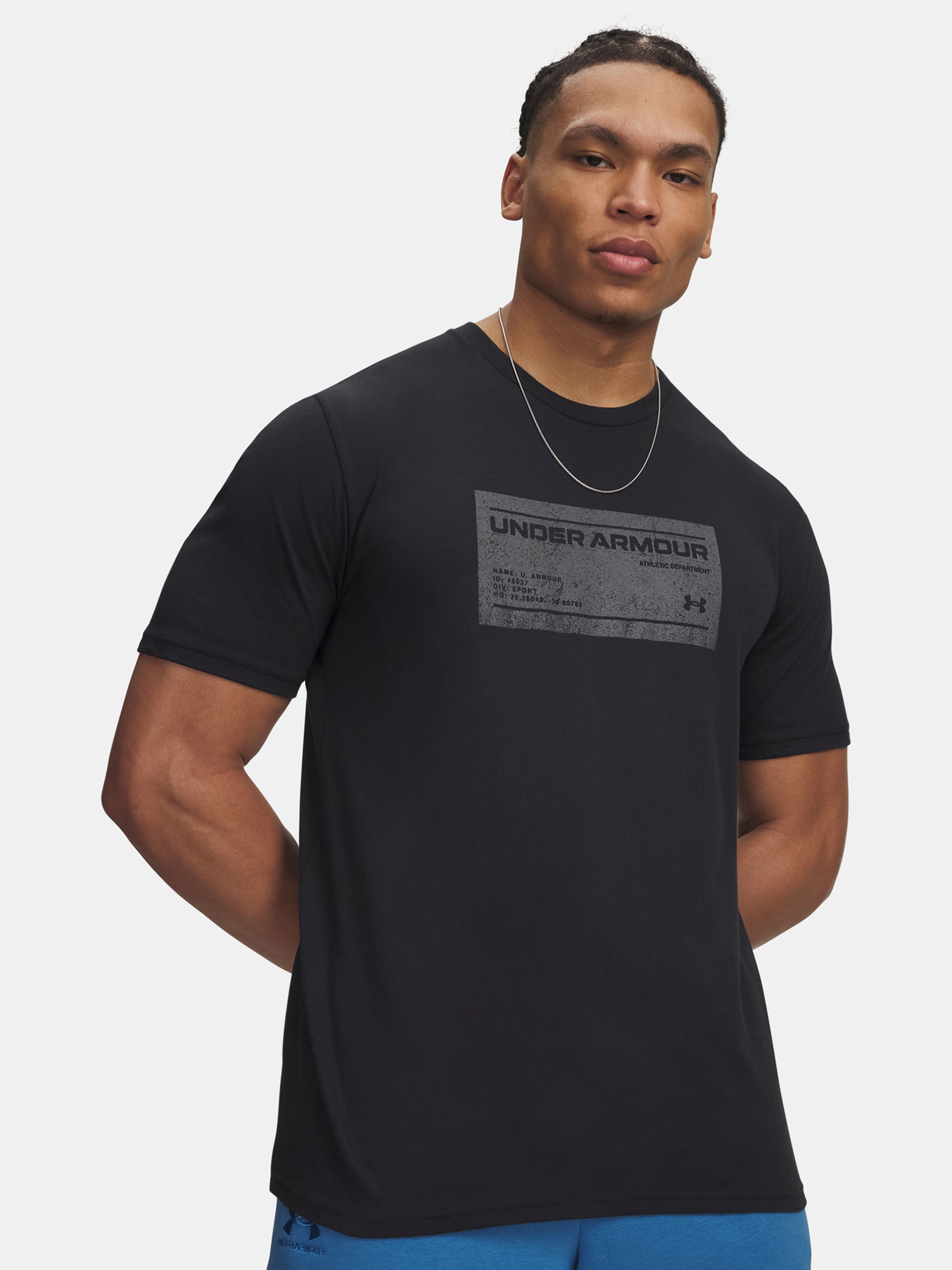 Meeste t-särk Under Armour UA M BOX WM LABEL SS - 001