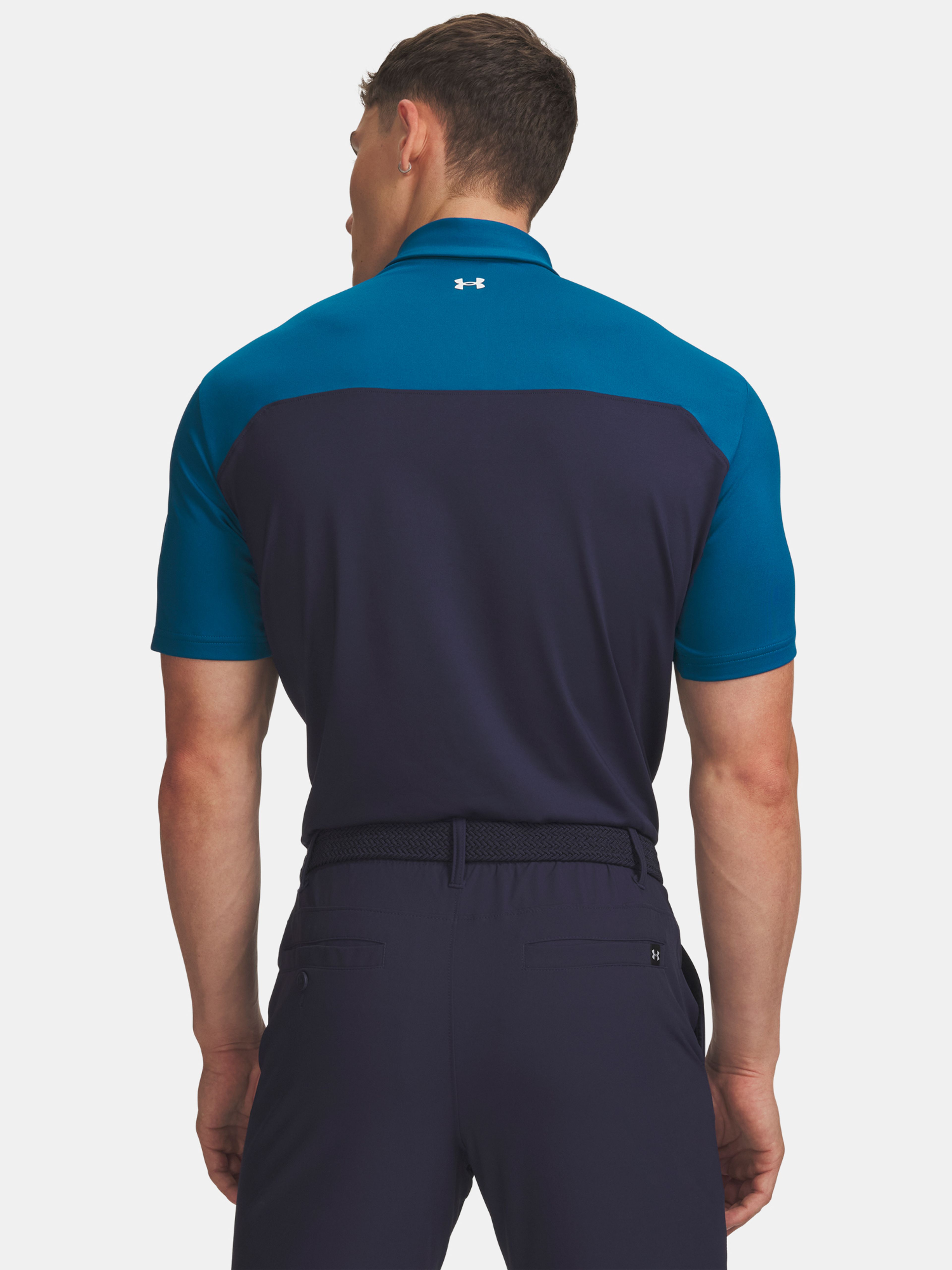Férfi póló Under Armour UA T2G Colorblock Polo - 002