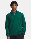 Meeste dressipluus Under Armour UA M Sweater Fleece QZ-Roheline - 002