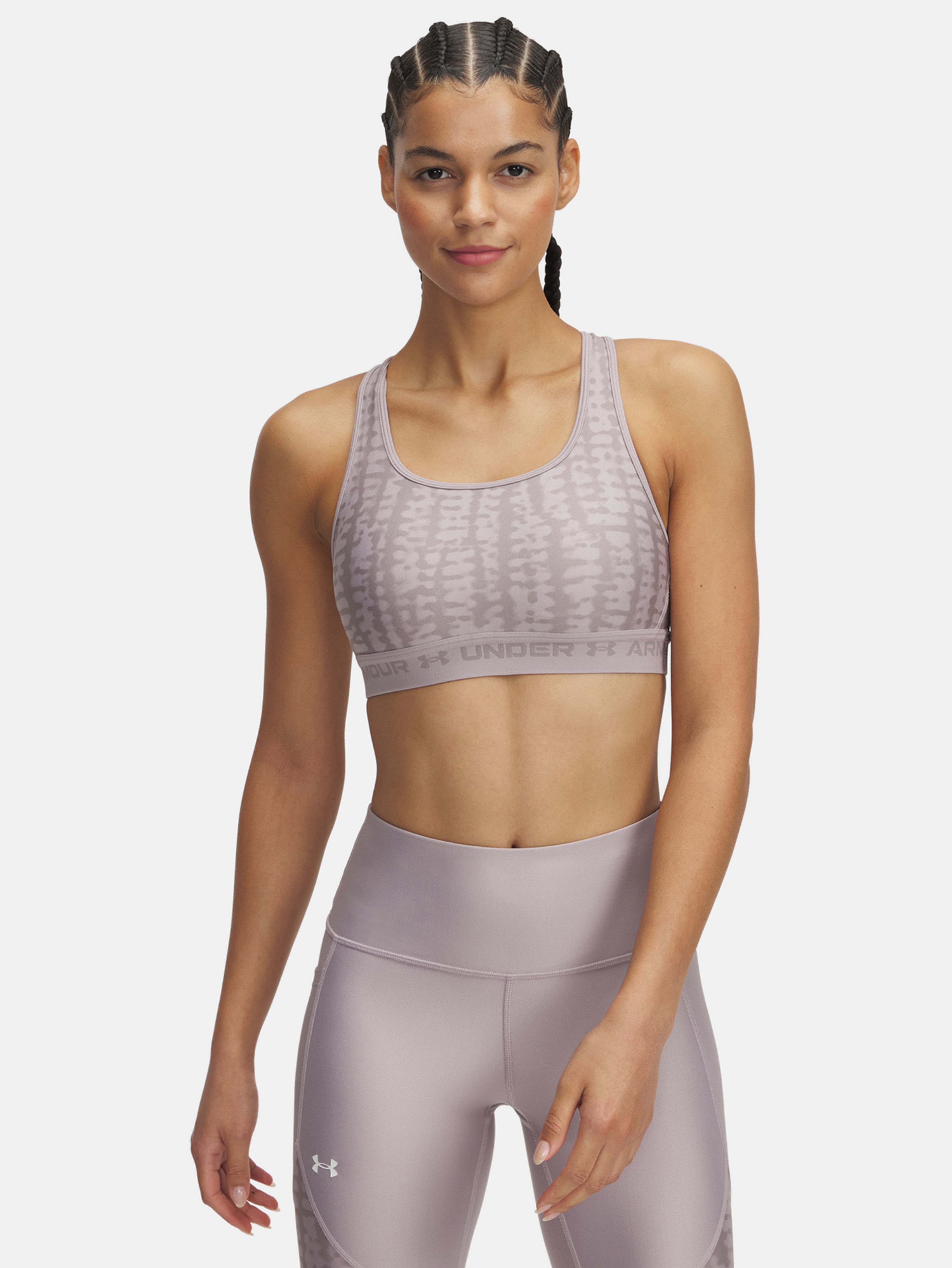 Női melltartó Under Armour Crossback Mid Print