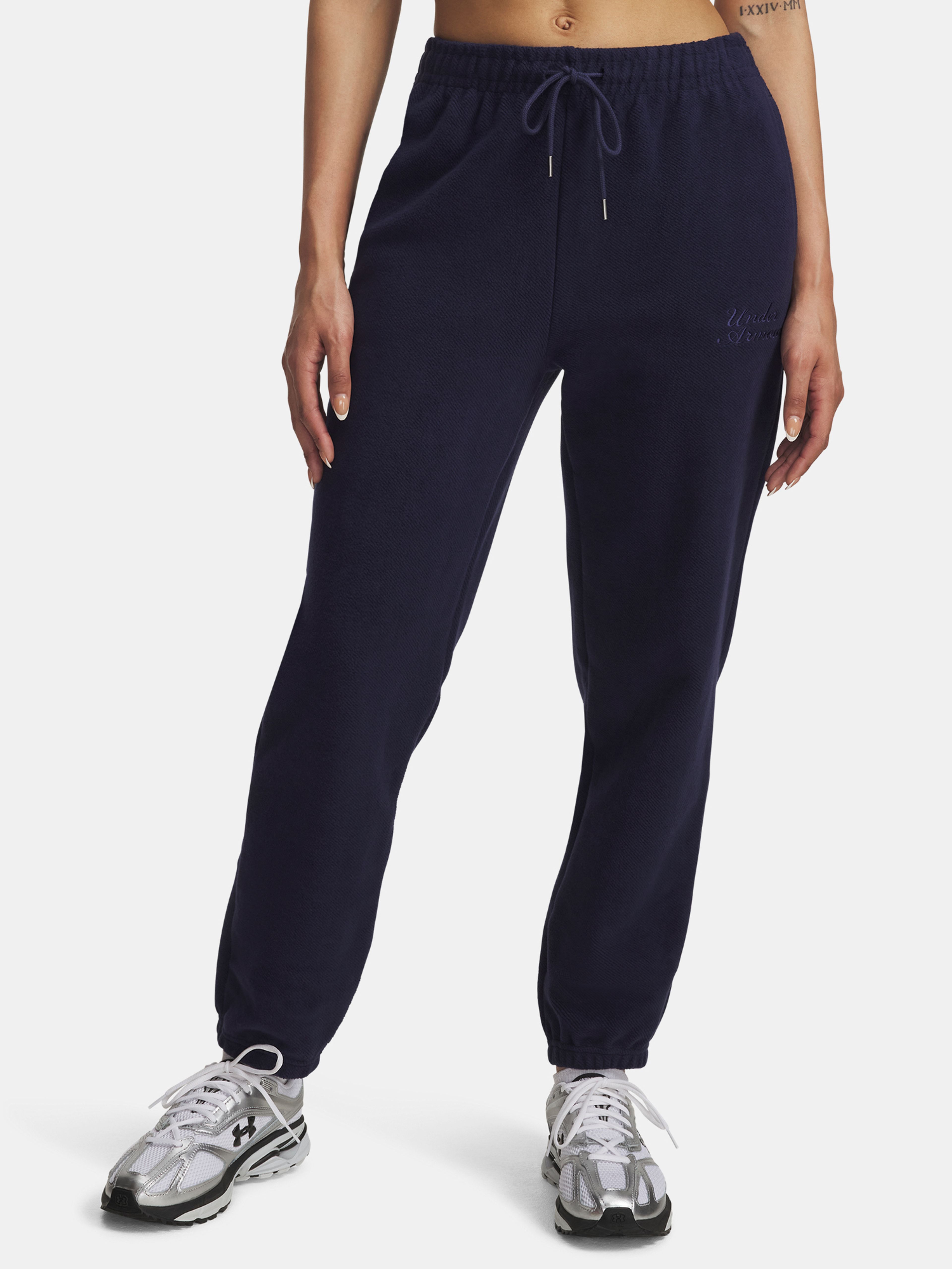 Női melegítők Under Armour Icon Terry Varsity Jogger-BLU