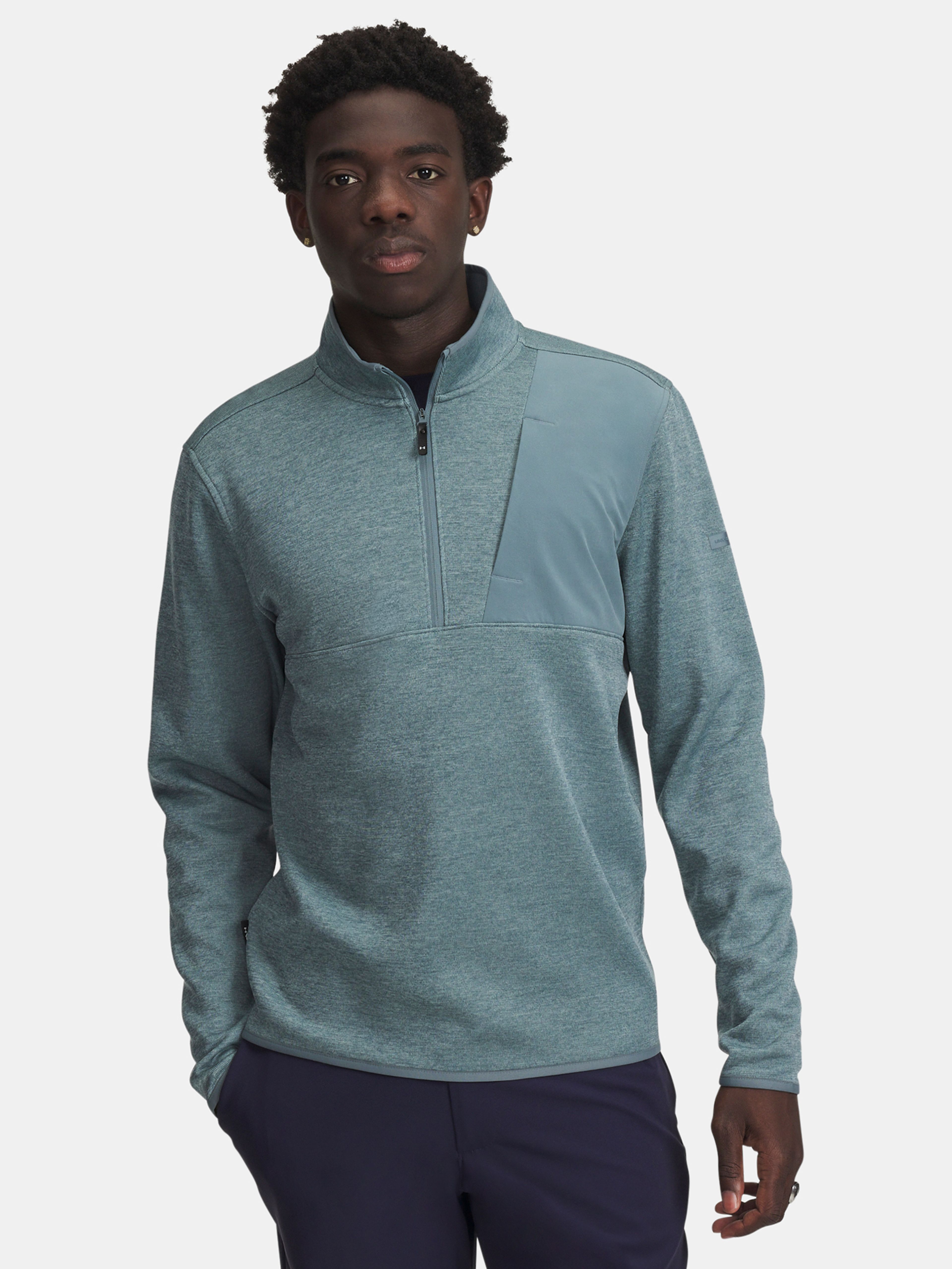 Férfi felső Under Armour UA Drive SweaterFleece HZ-BLU