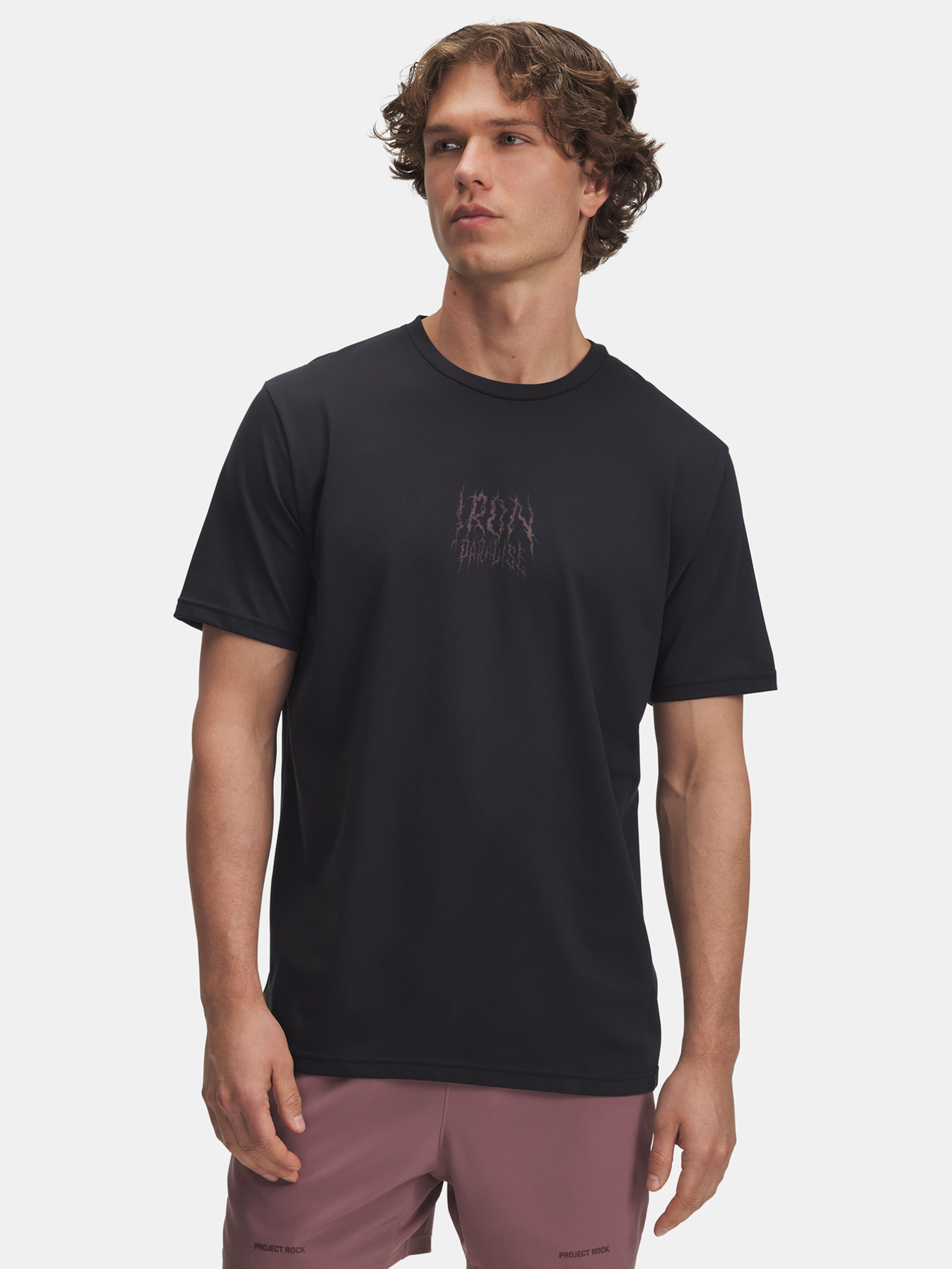 Moška majica Under Armour Pjt Rck Q3 SS 2-BLK