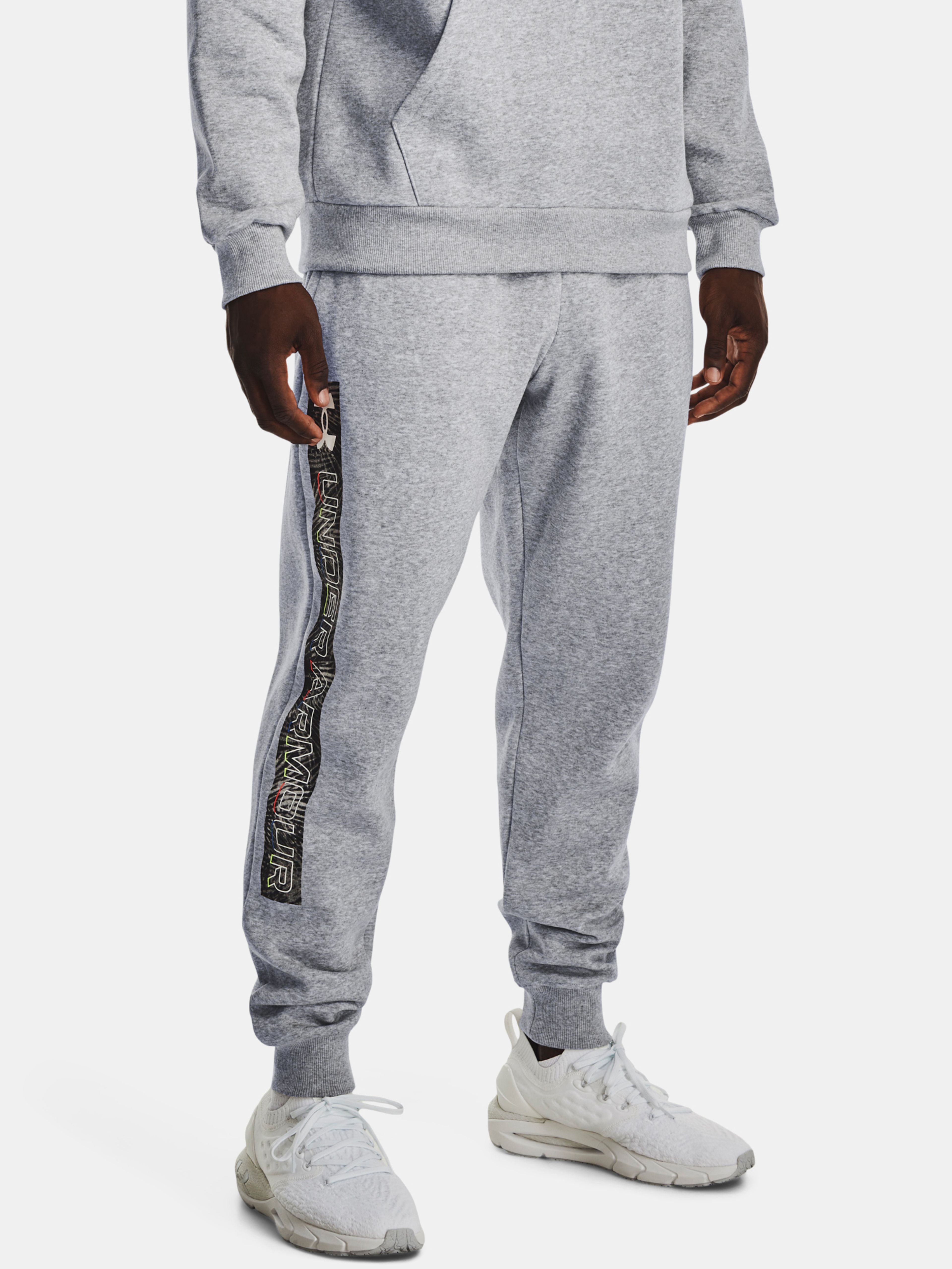 Moške spodnji del trenirke Under Armour UA RIVAL FLC GRAPHIC JOGGER