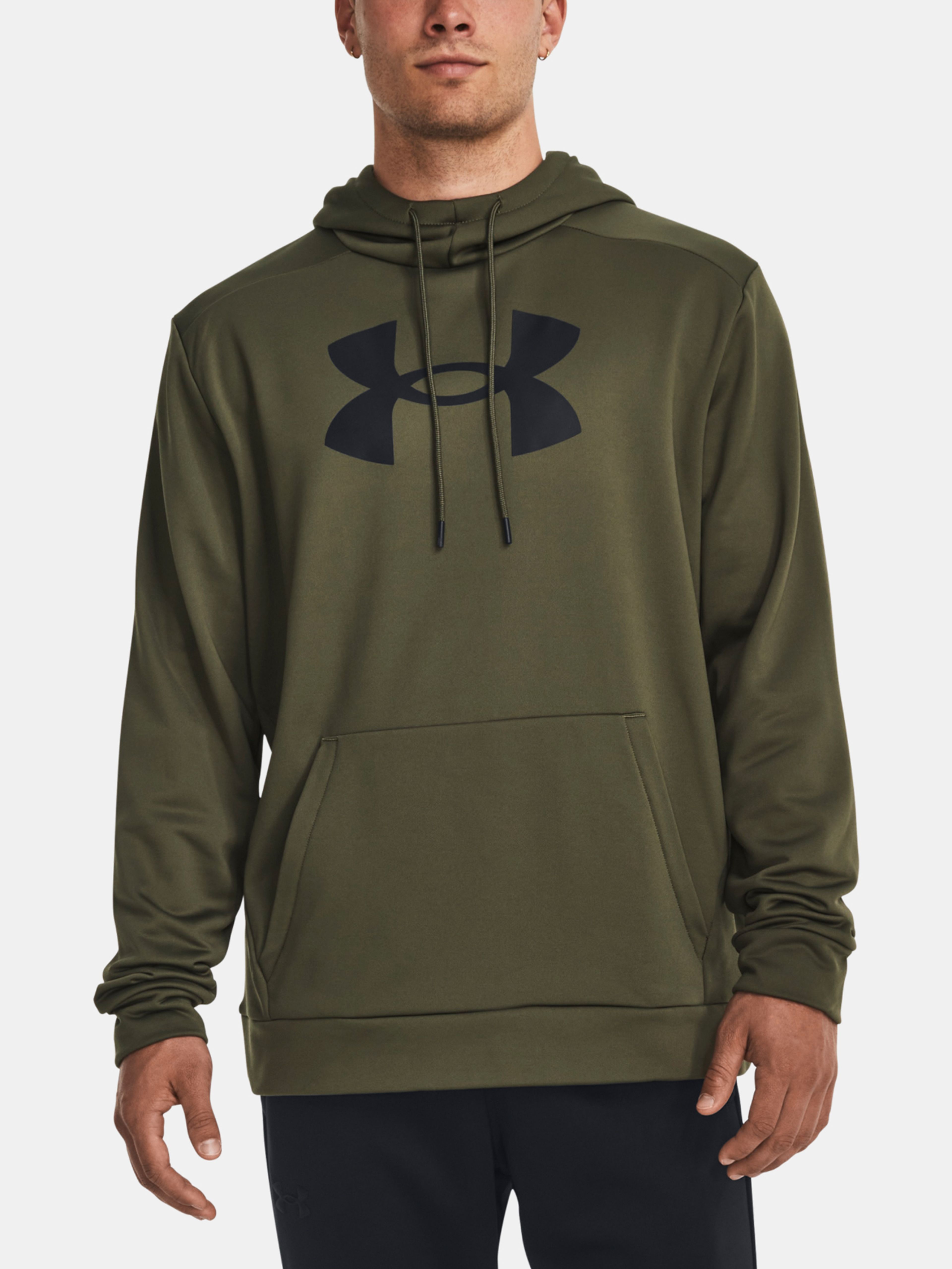 Moški pulover  Under Armour UA Armour Fleece Big Logo HD-GRN