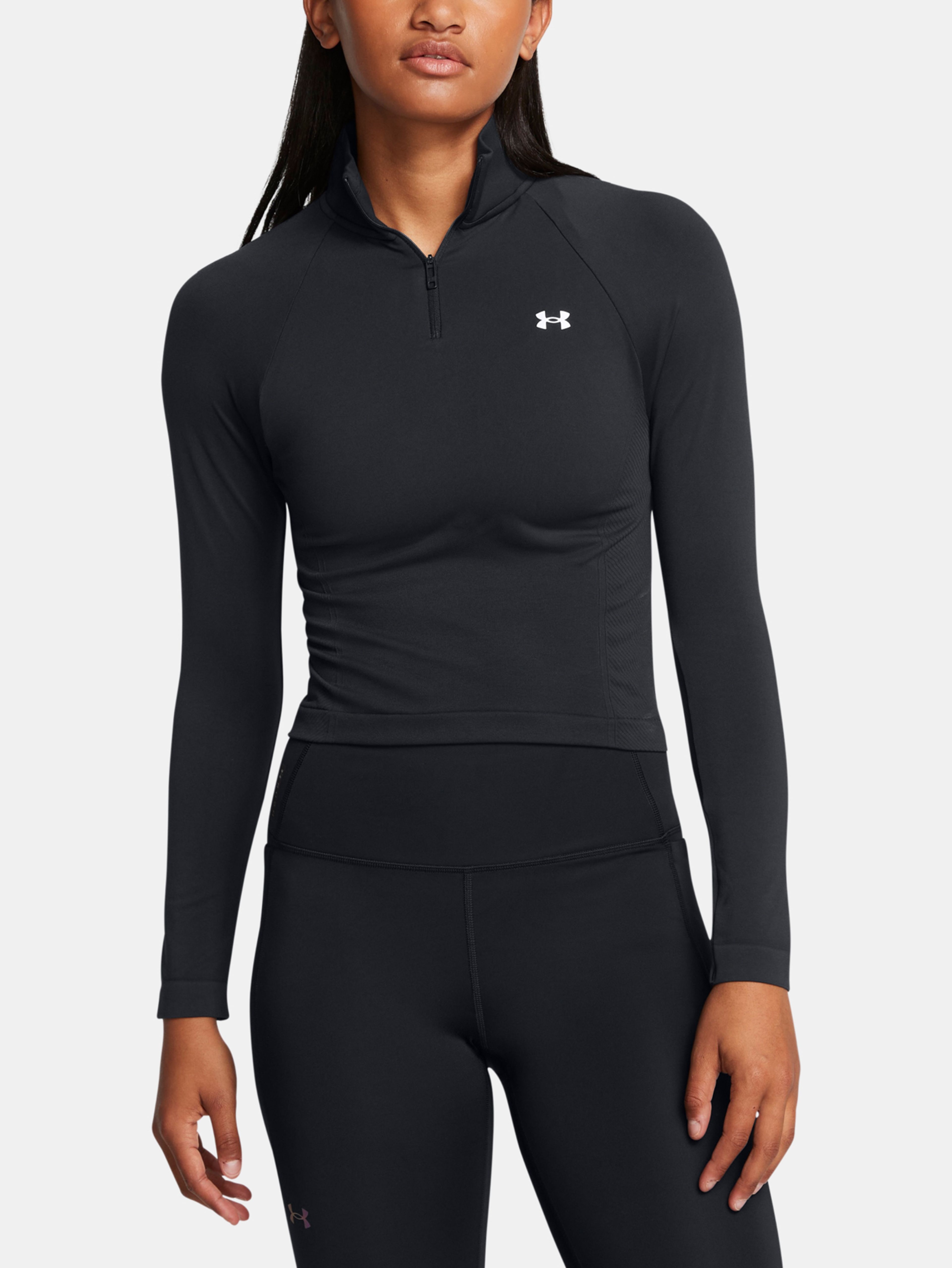 Naiste t-särk Under Armour Vanish Seamless 1/4 Zip Crop