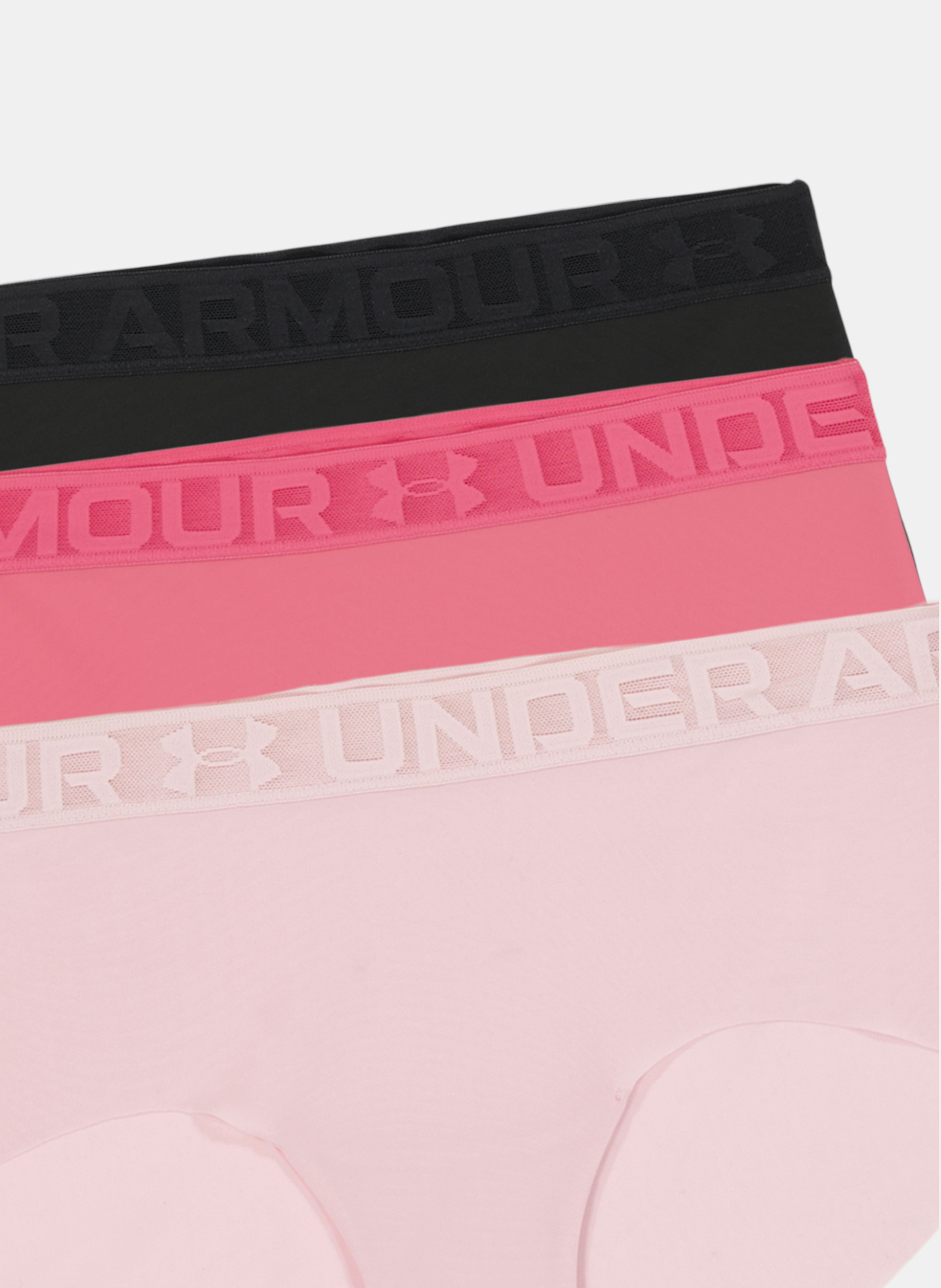 Sieviešu biksītes Under Armour UA Ps Ns Lace Trim Boyshort-Solid - 3pk - 003