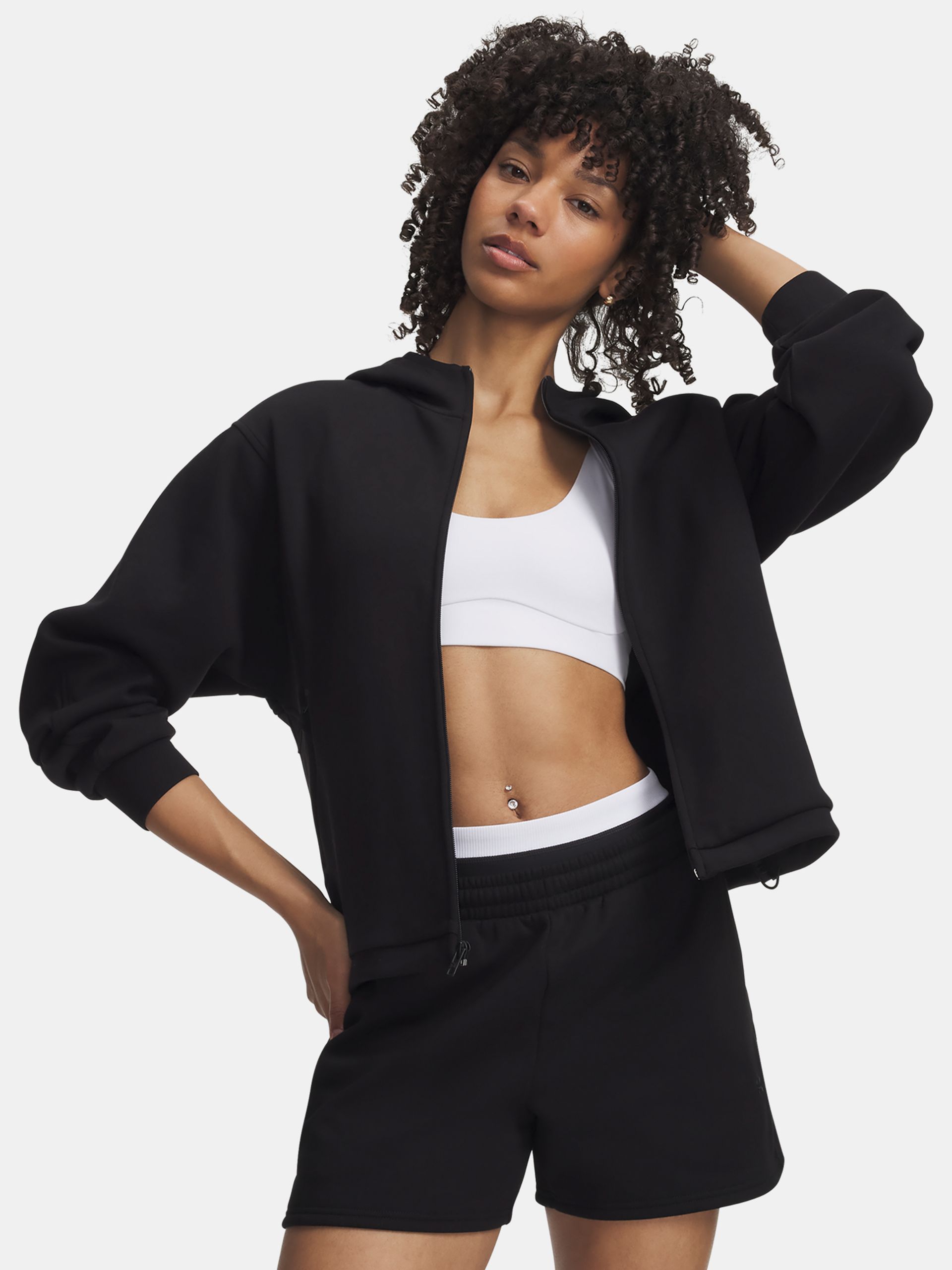 Dámská bunda Under Armour Unstoppable Fleece FZ Jkt - 001