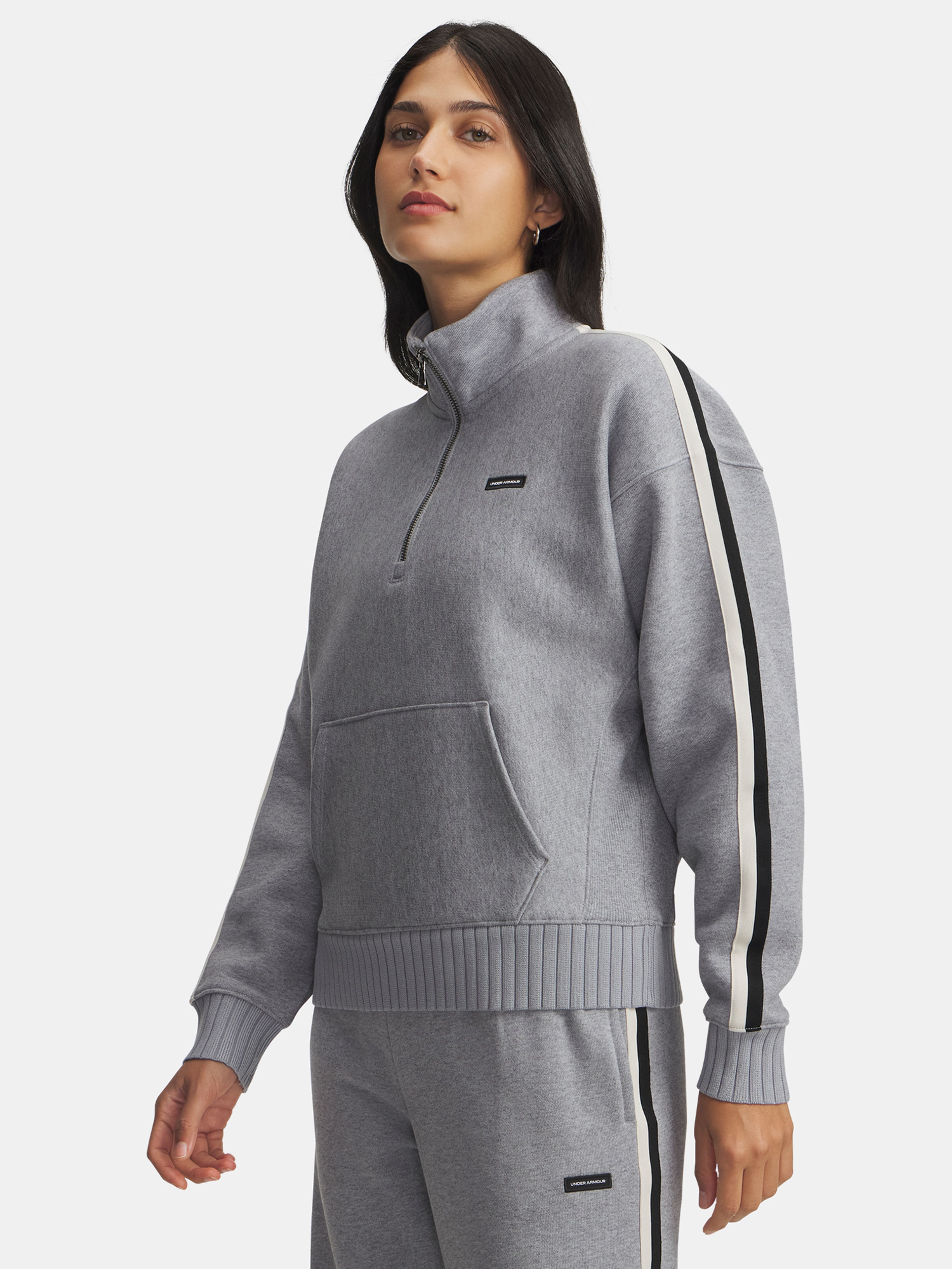 Női felső Under Armour Icon HWT Fleece HZ-GRY