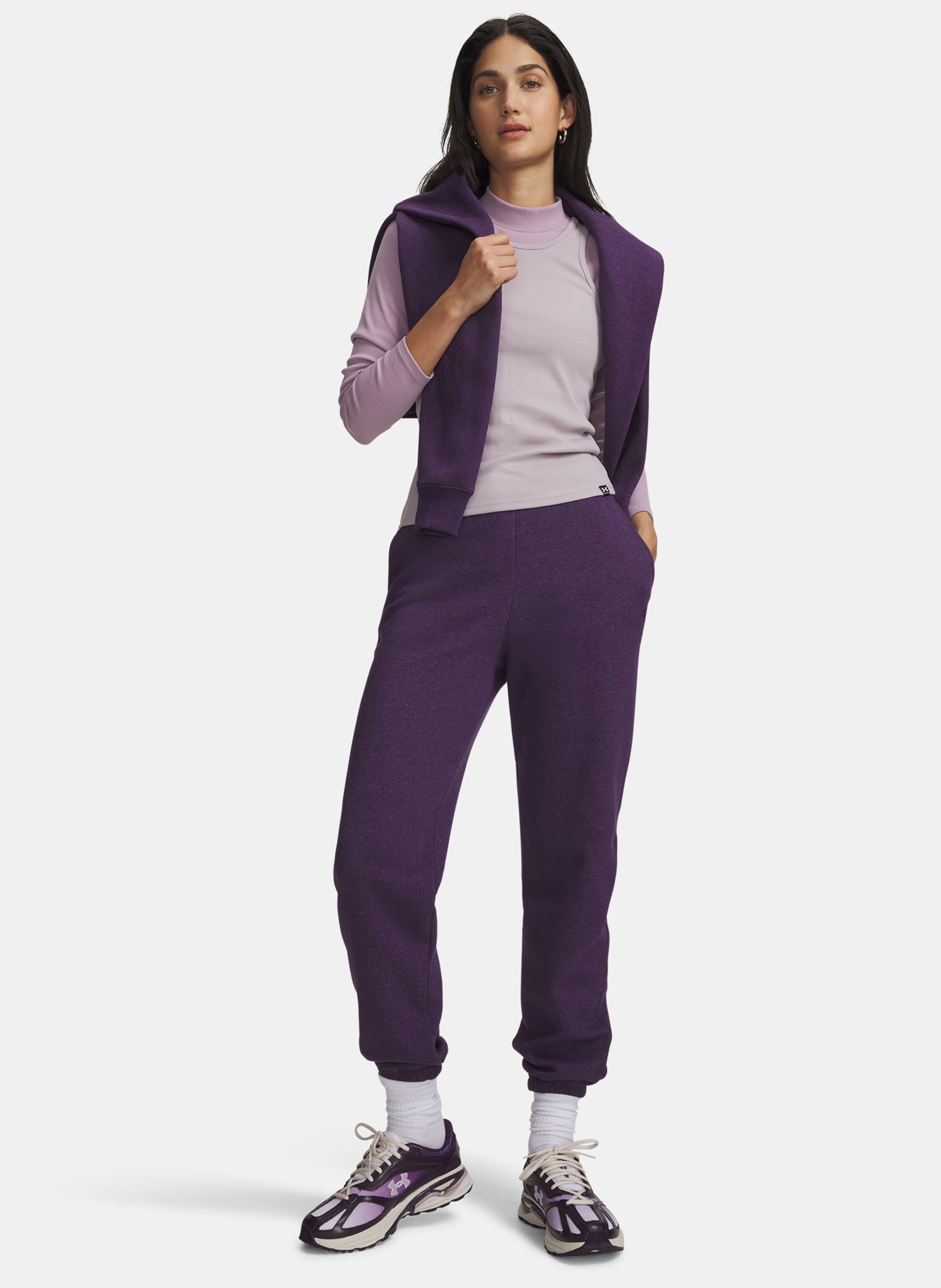 Sieviešu sporta bikses Under Armour Rival Flc Gym Pant - 003