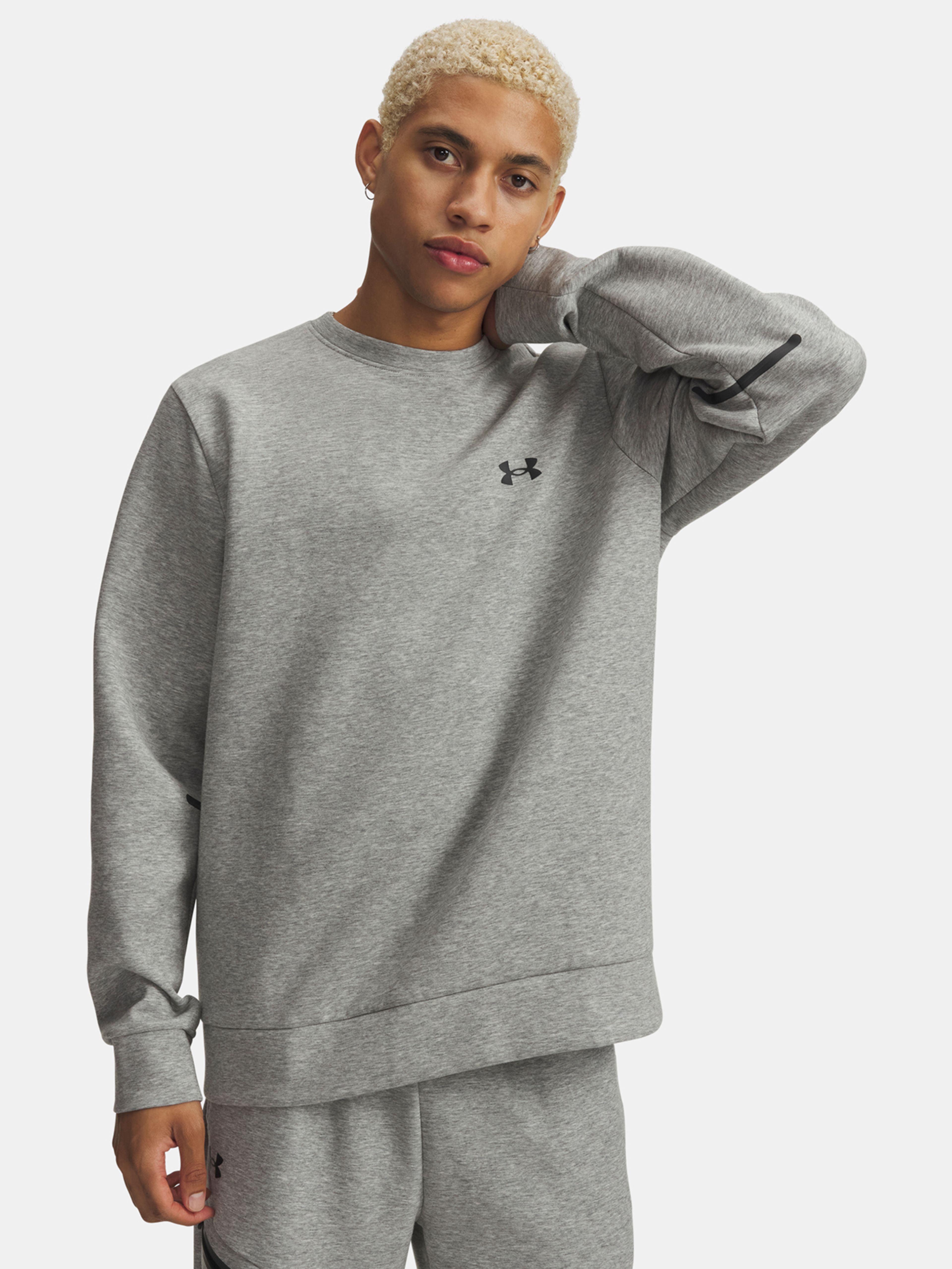 Férfi felső Under Armour UA Unstoppable Flc Crew
