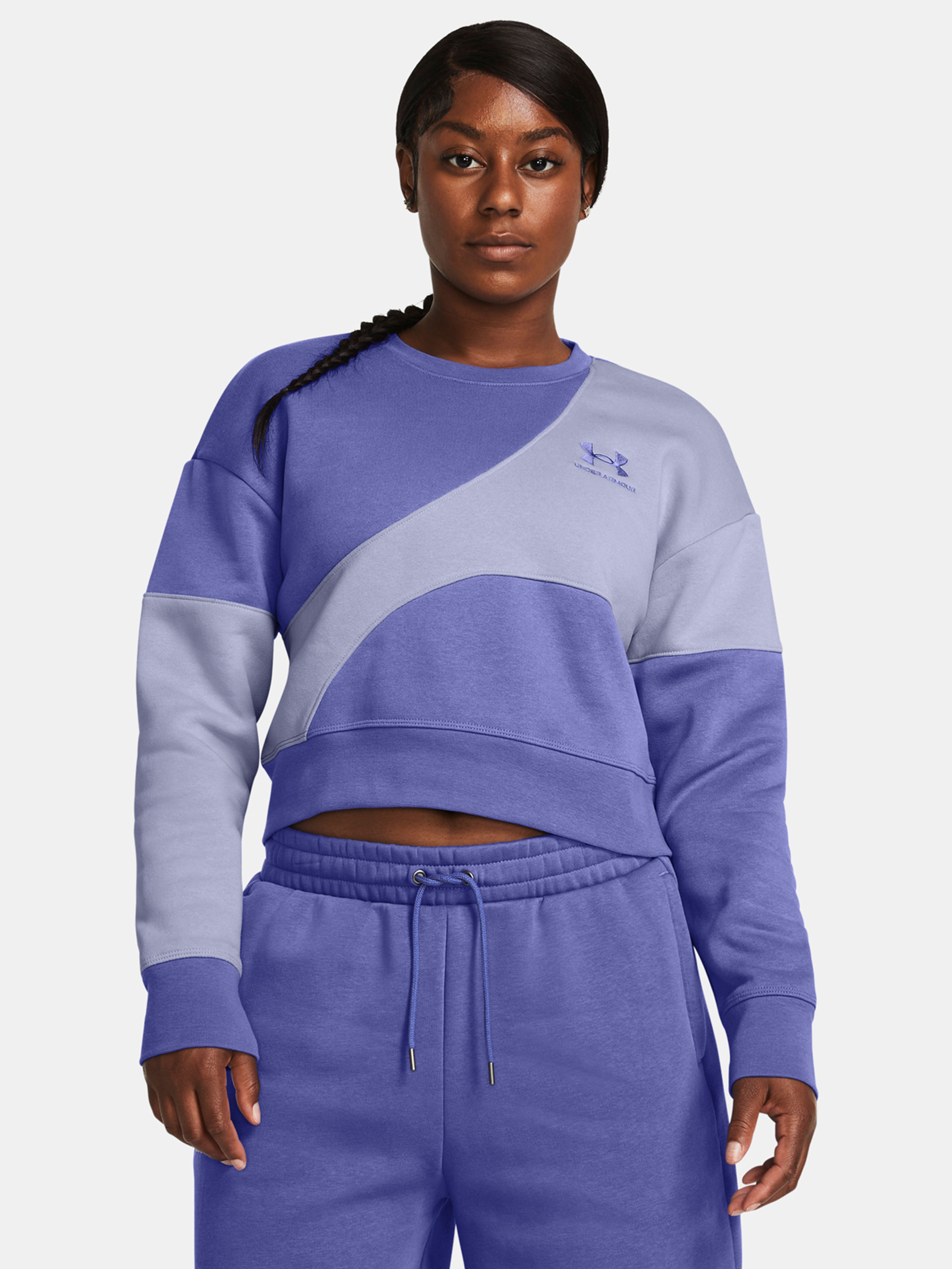 Női felső Under Armour Essential Fleece Crop Crew