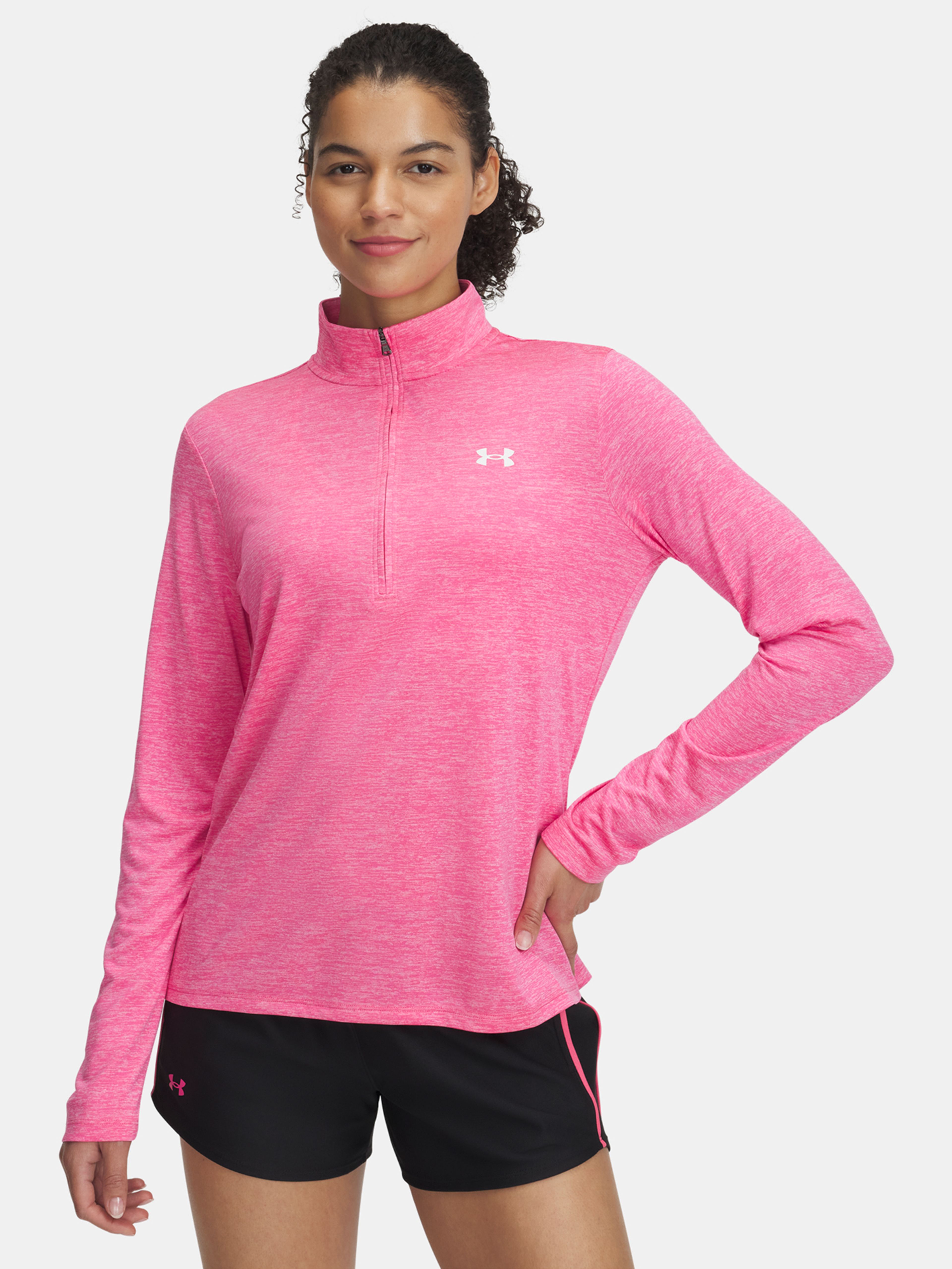 Női póló Under Armour Tech 1/2 Zip- Twist